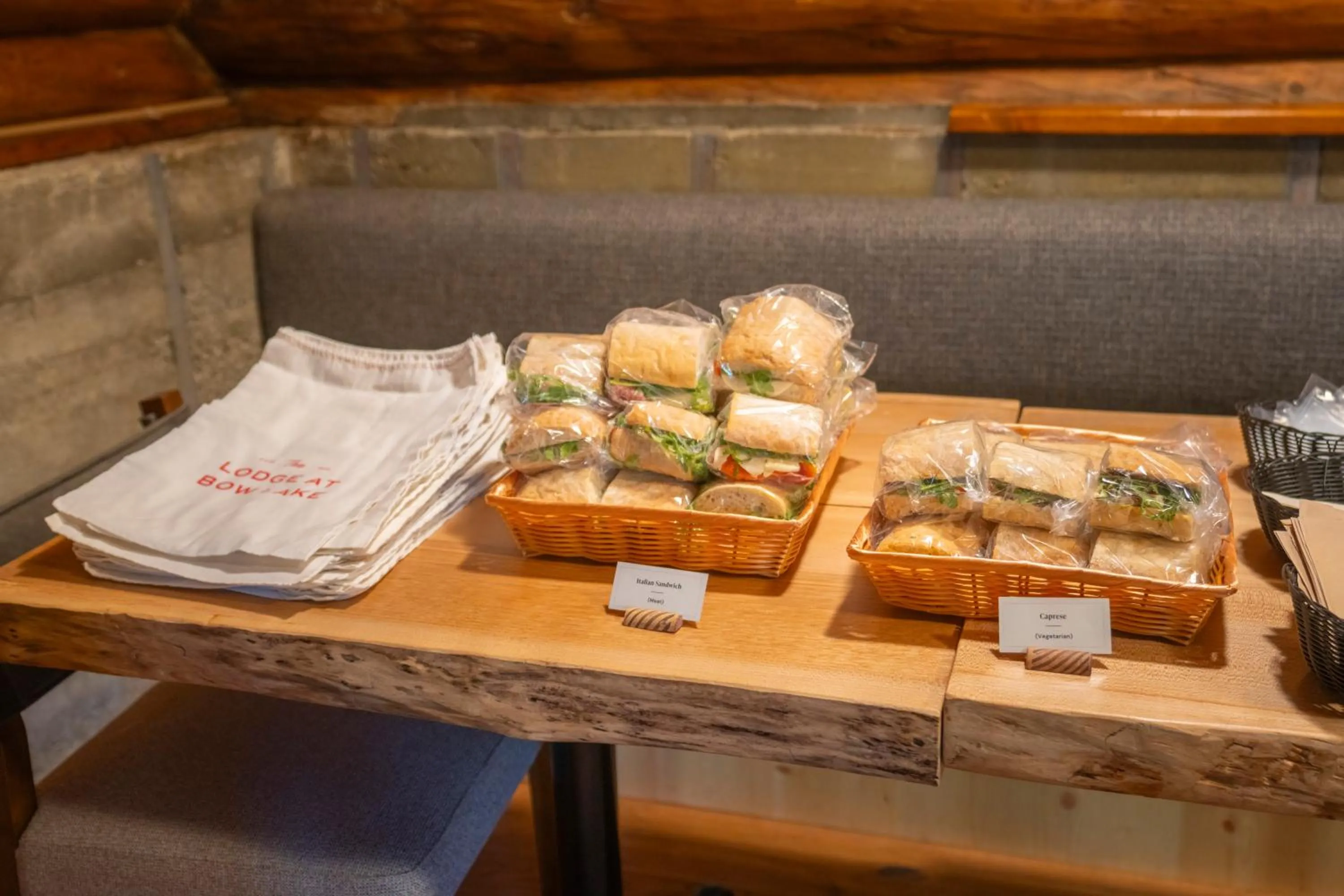 Food in The Lodge at Bow Lake