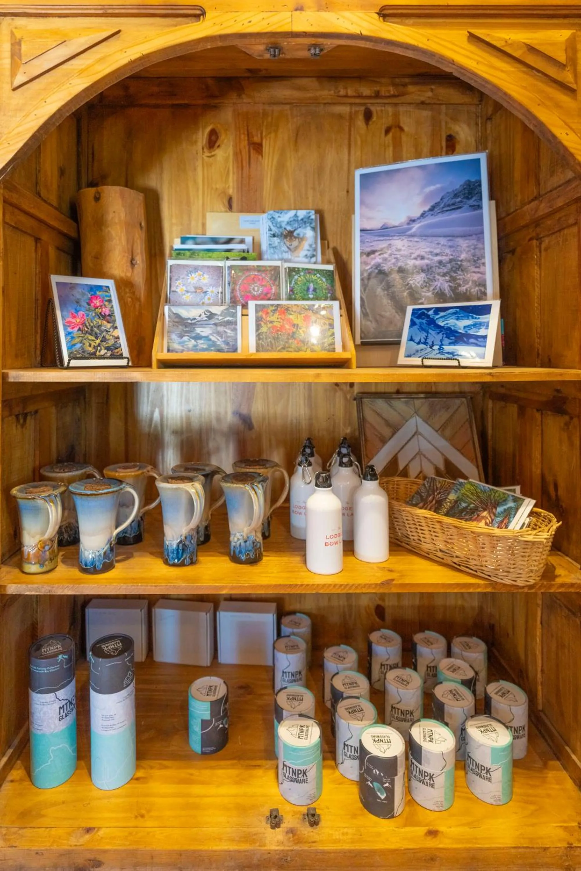 Shopping Area in The Lodge at Bow Lake