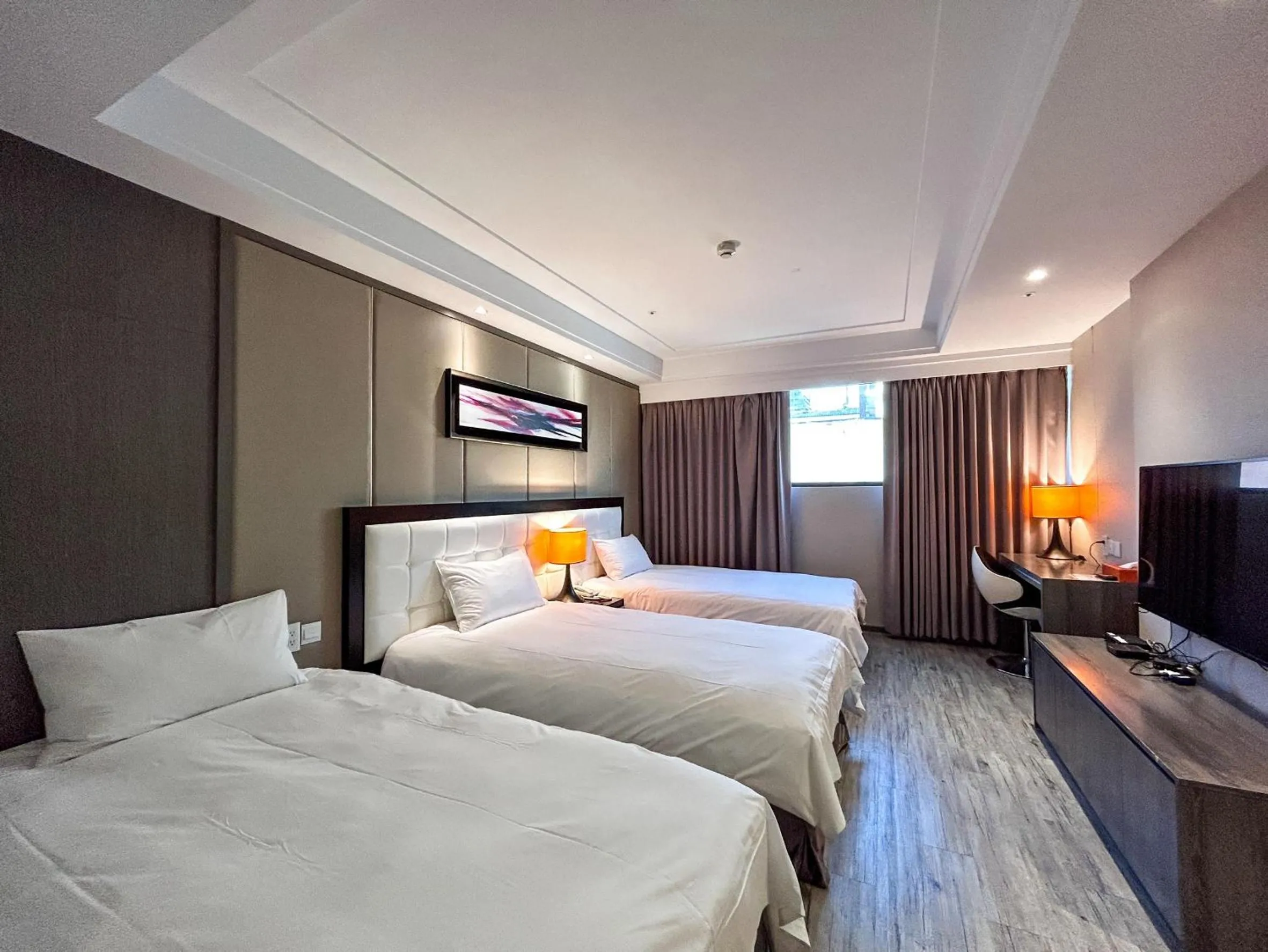 Bed in Royal Fine Hotel