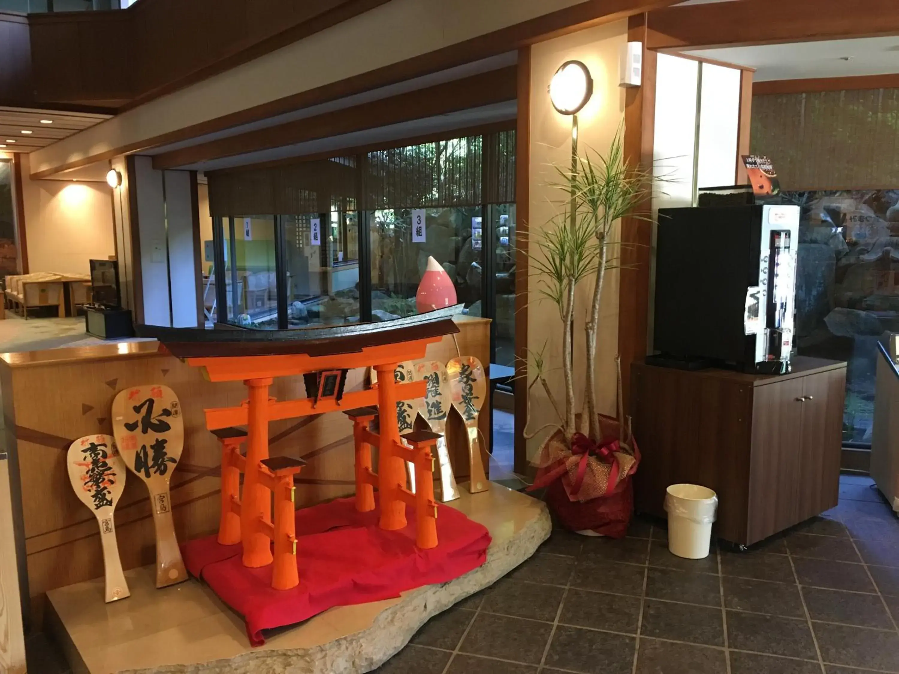 Lobby or reception in Miyajima Morinoyado Lobby or reception in Miyajima Morinoyado