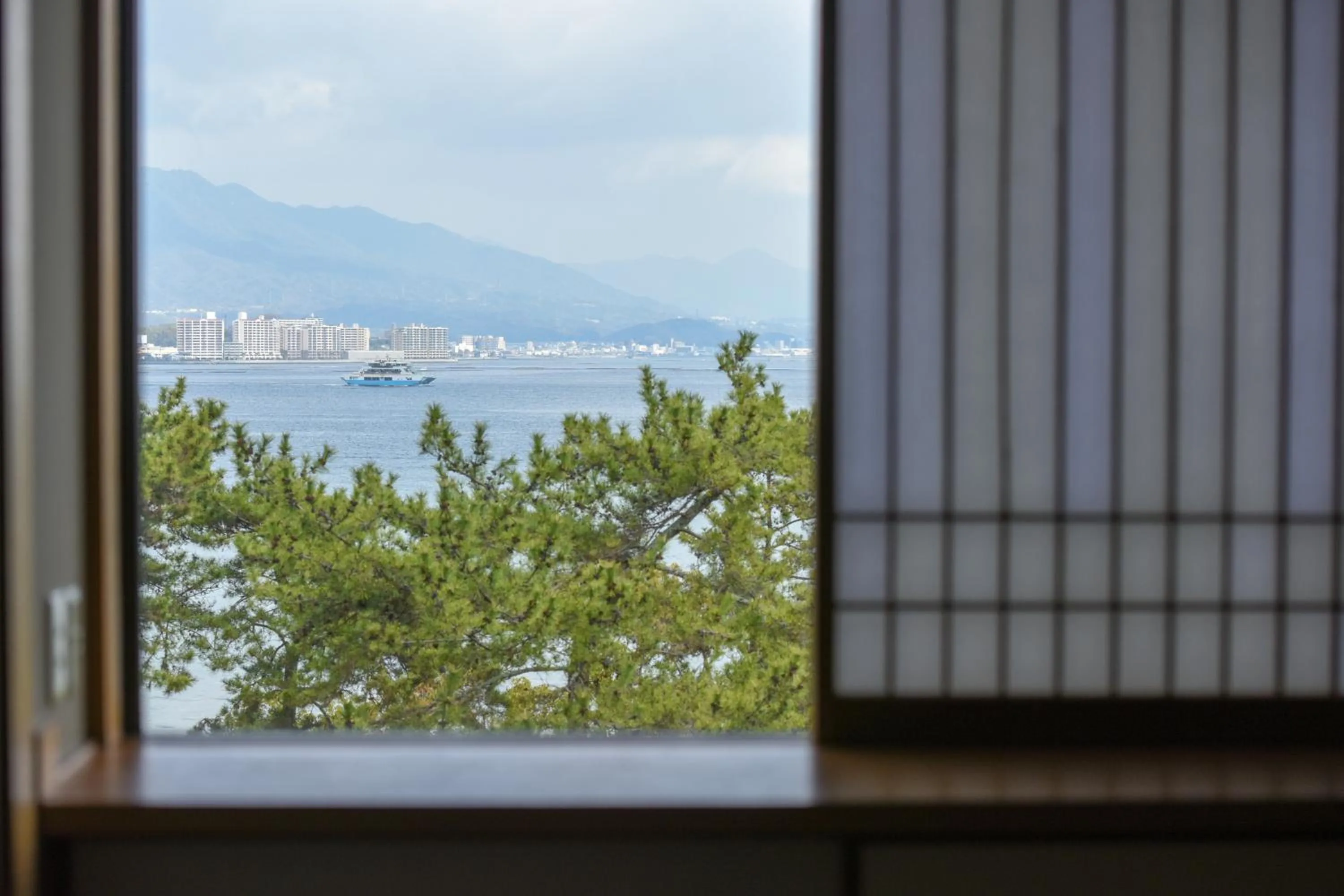 View (from property/room) in Miyajima Morinoyado