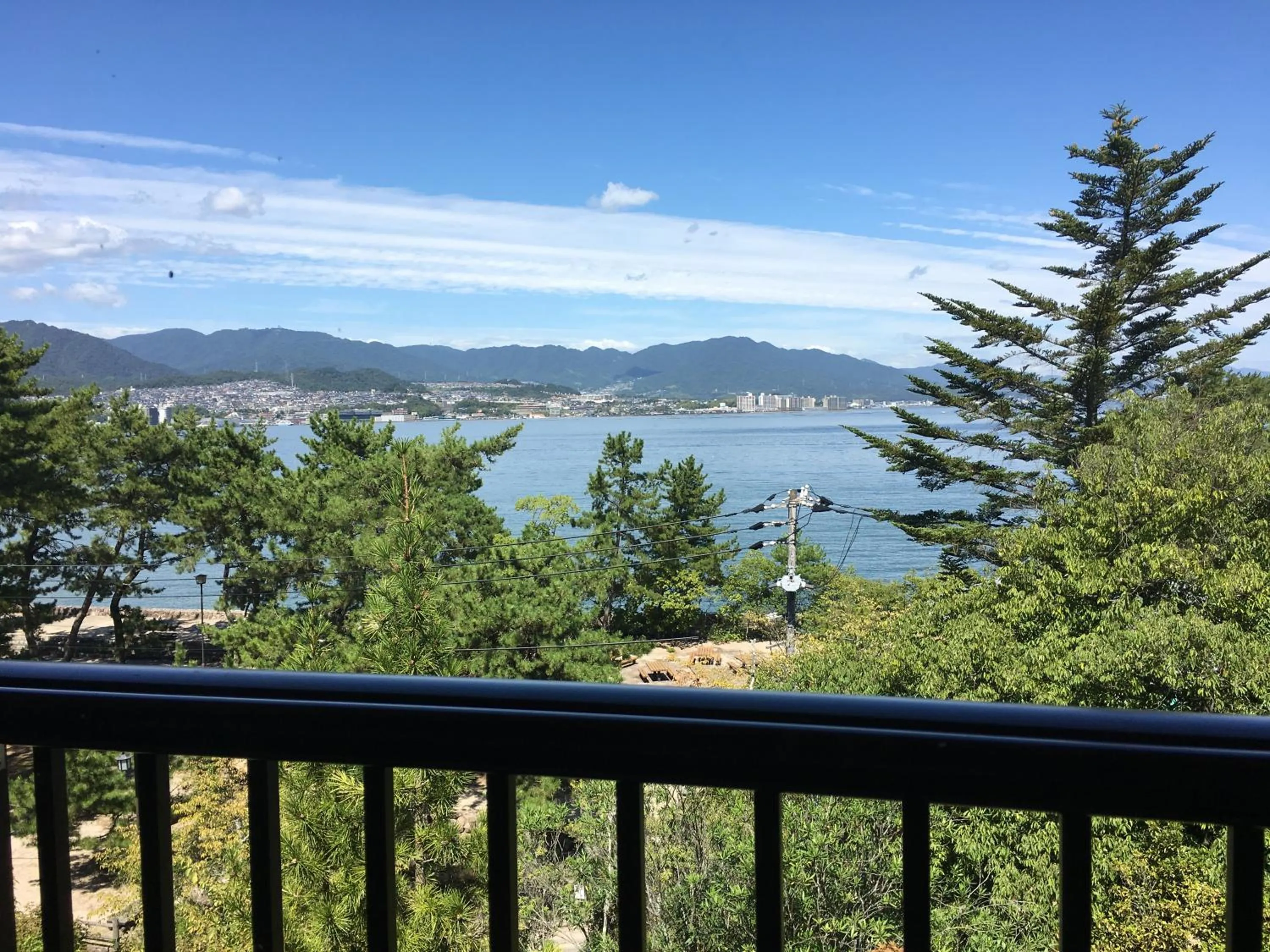 View (from property/room) in Miyajima Morinoyado