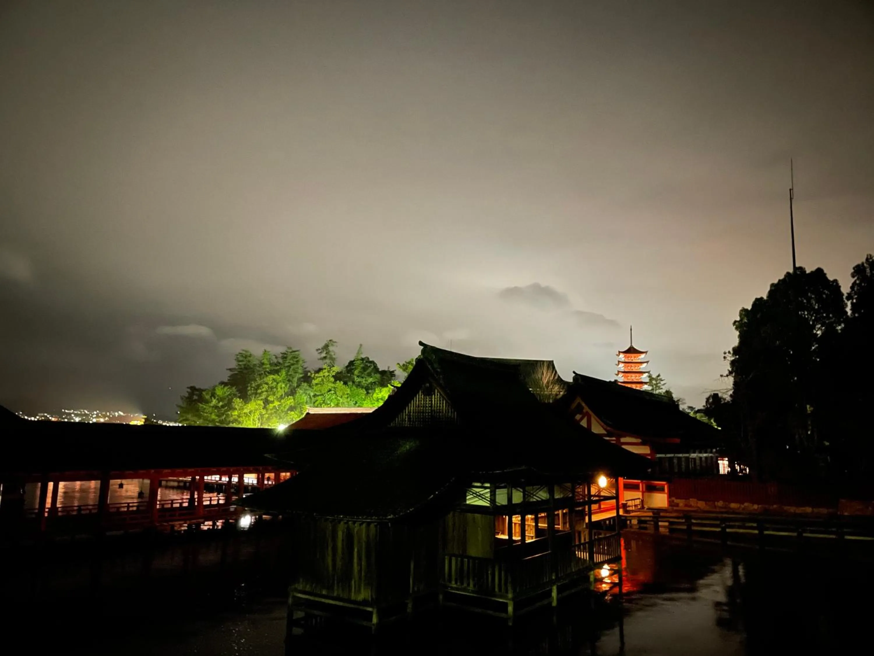 Night in Miyajima Morinoyado