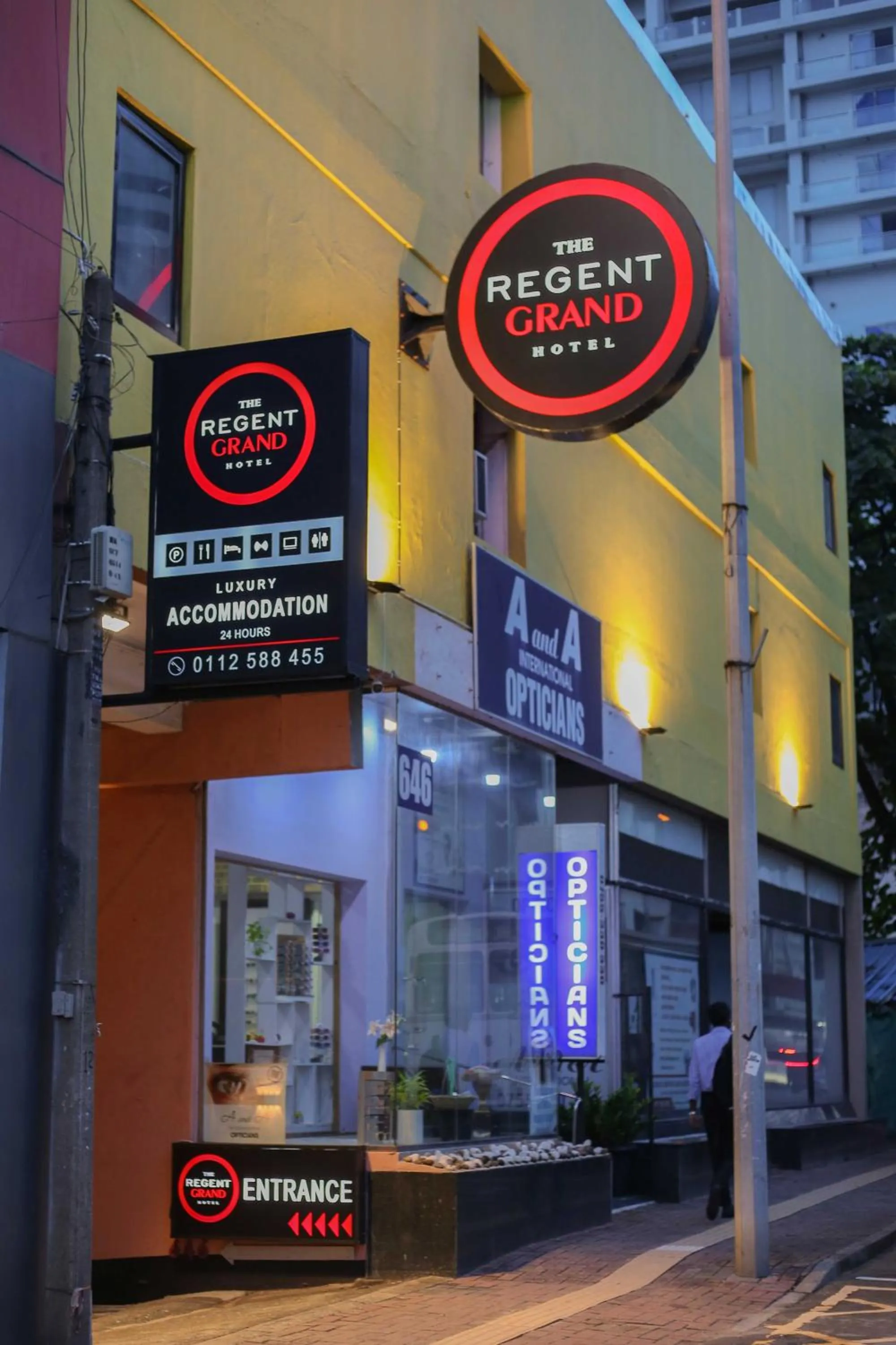 Property building in The Regent Grand Hotel