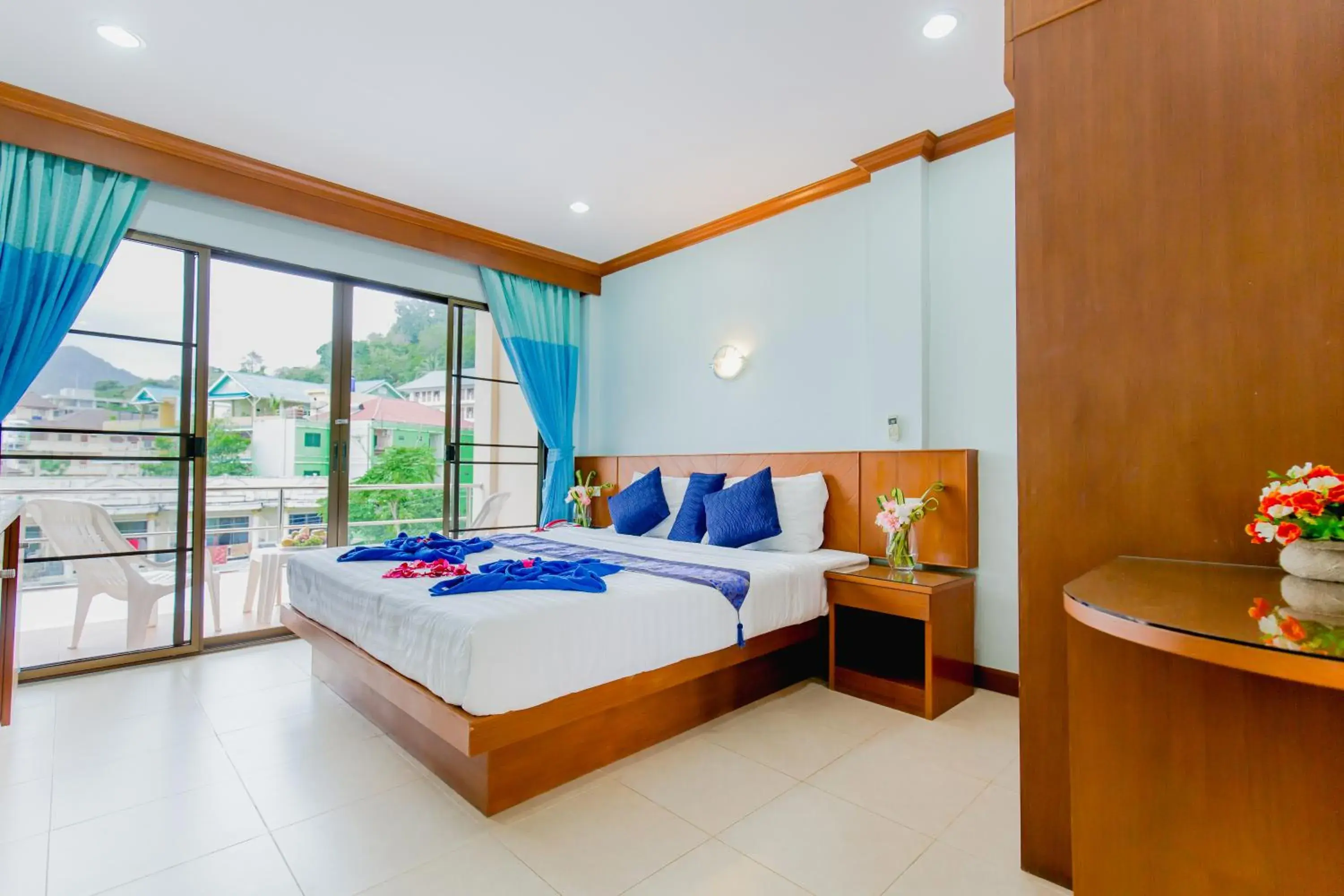 Balcony/Terrace, Bed in RK Guesthouse Balcony/Terrace, Bed in RK Guesthouse