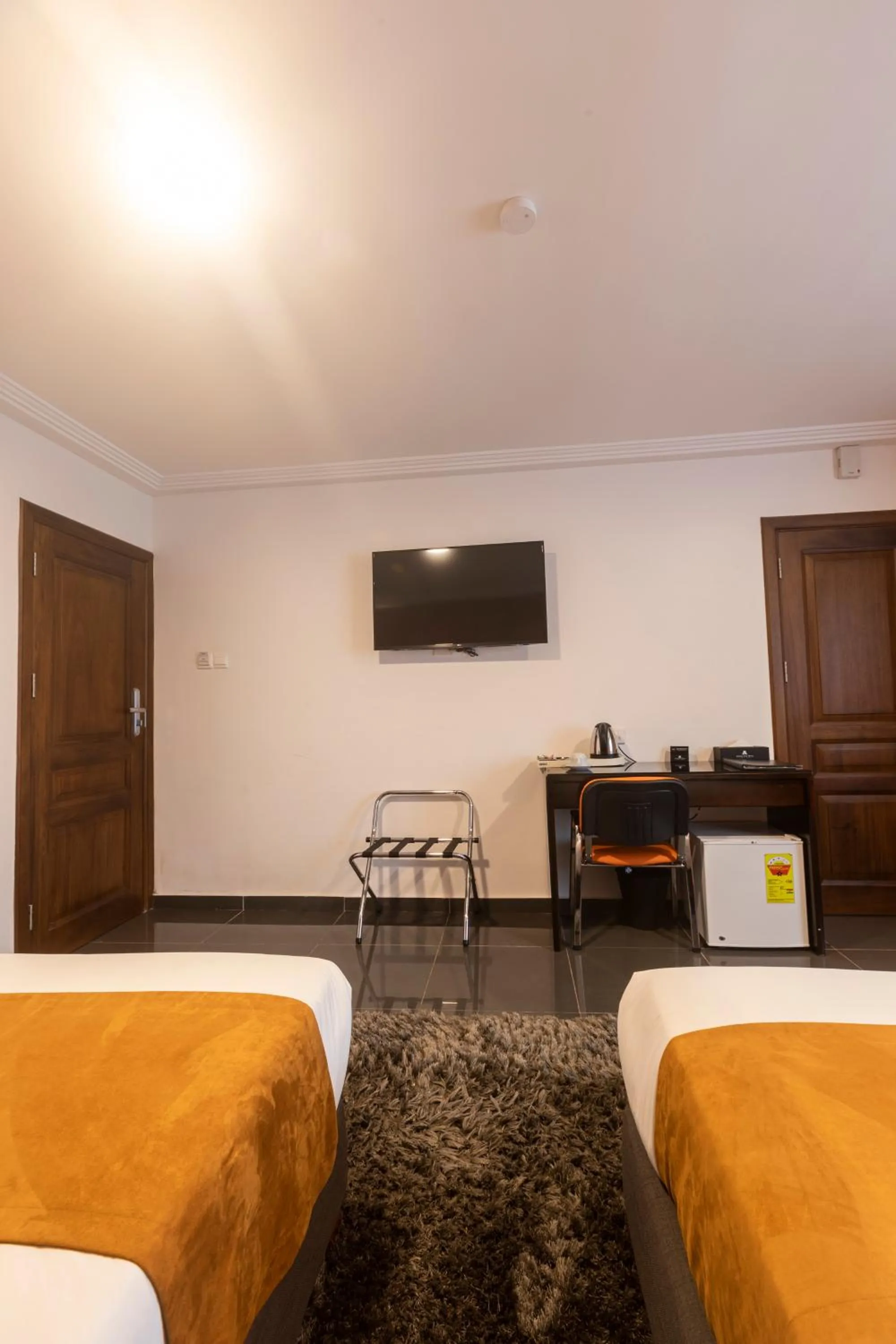 Bed in Airport View Hotel