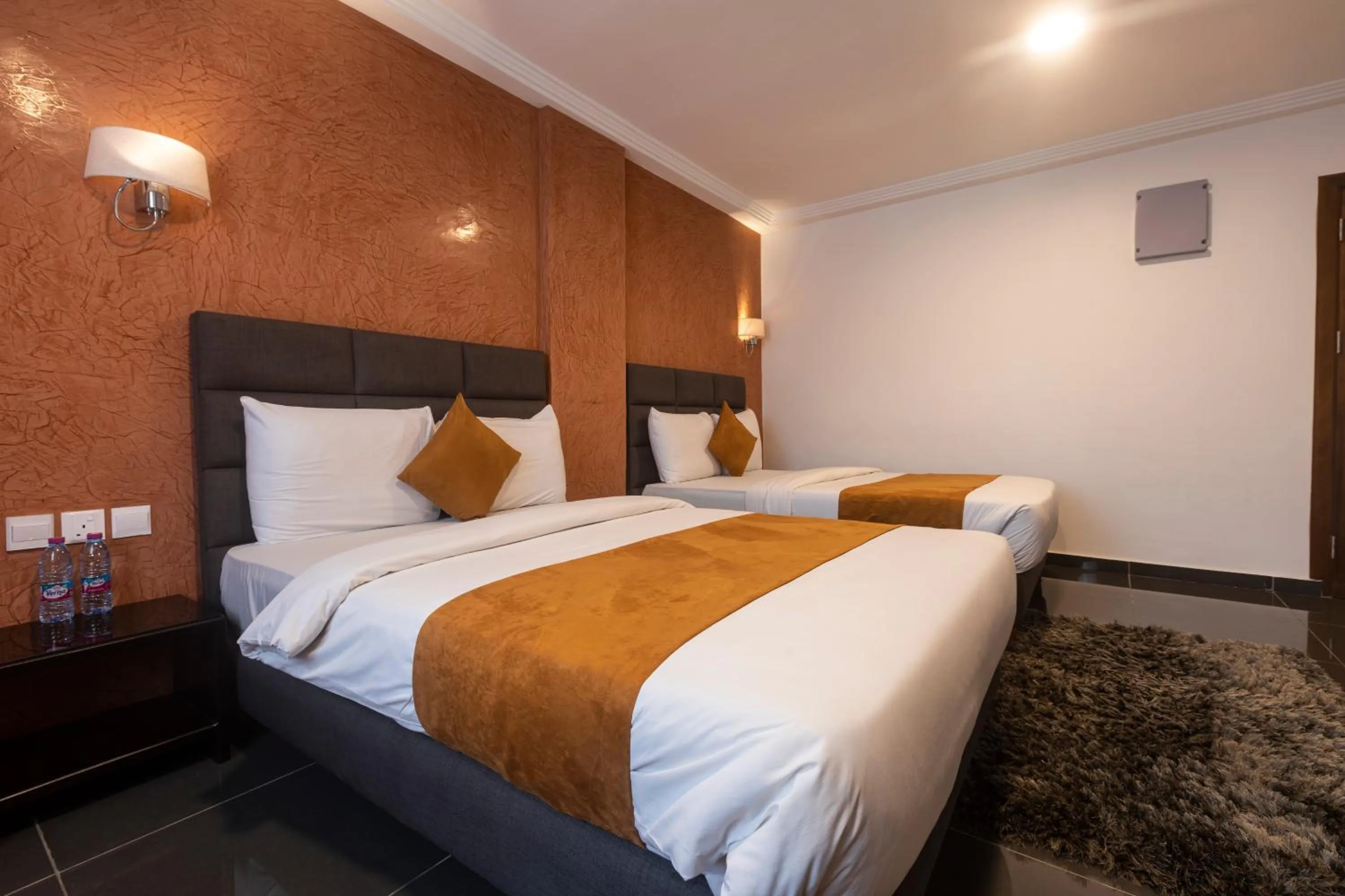 Bed in Airport View Hotel