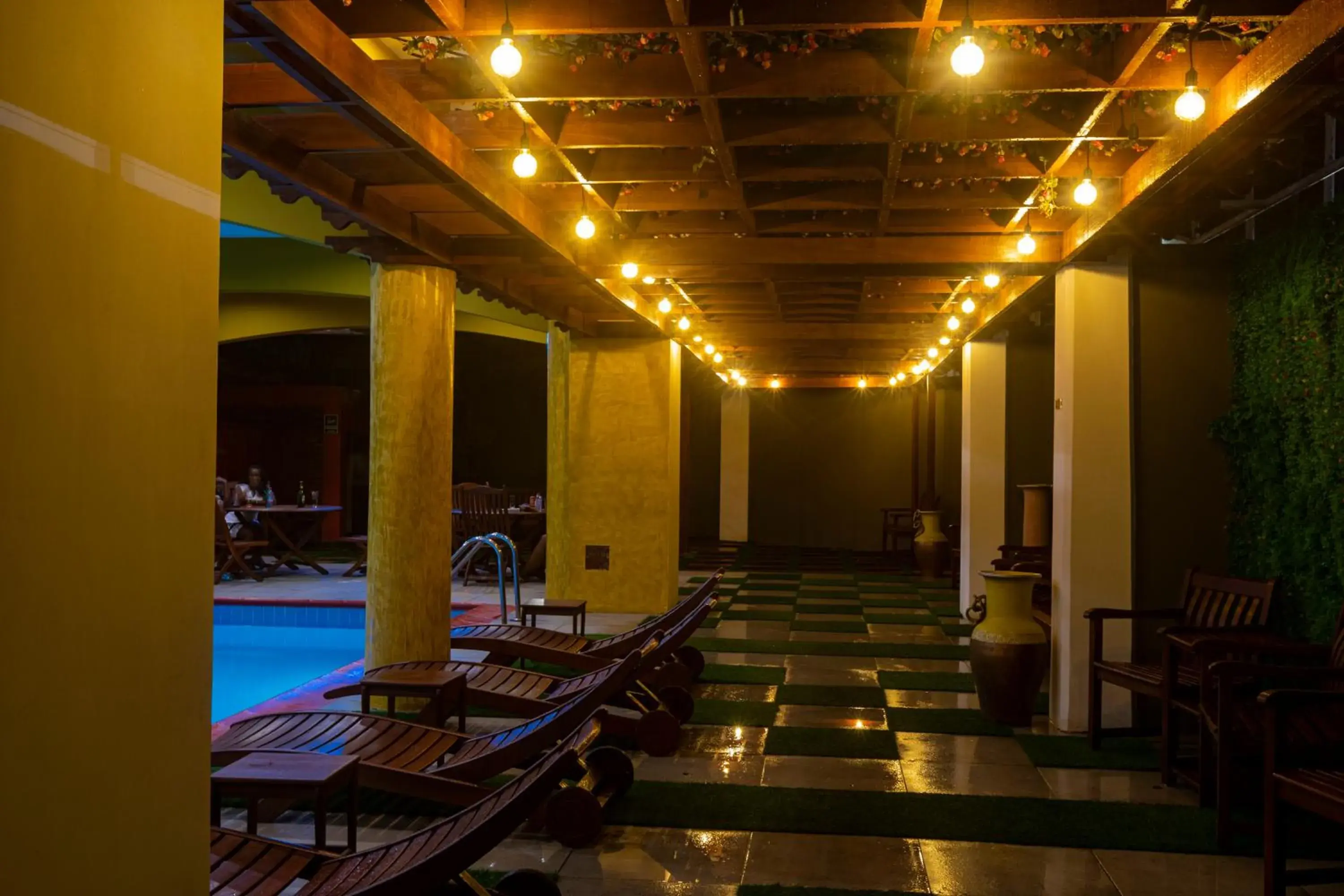 Pool view in Airport View Hotel Pool view in Airport View Hotel