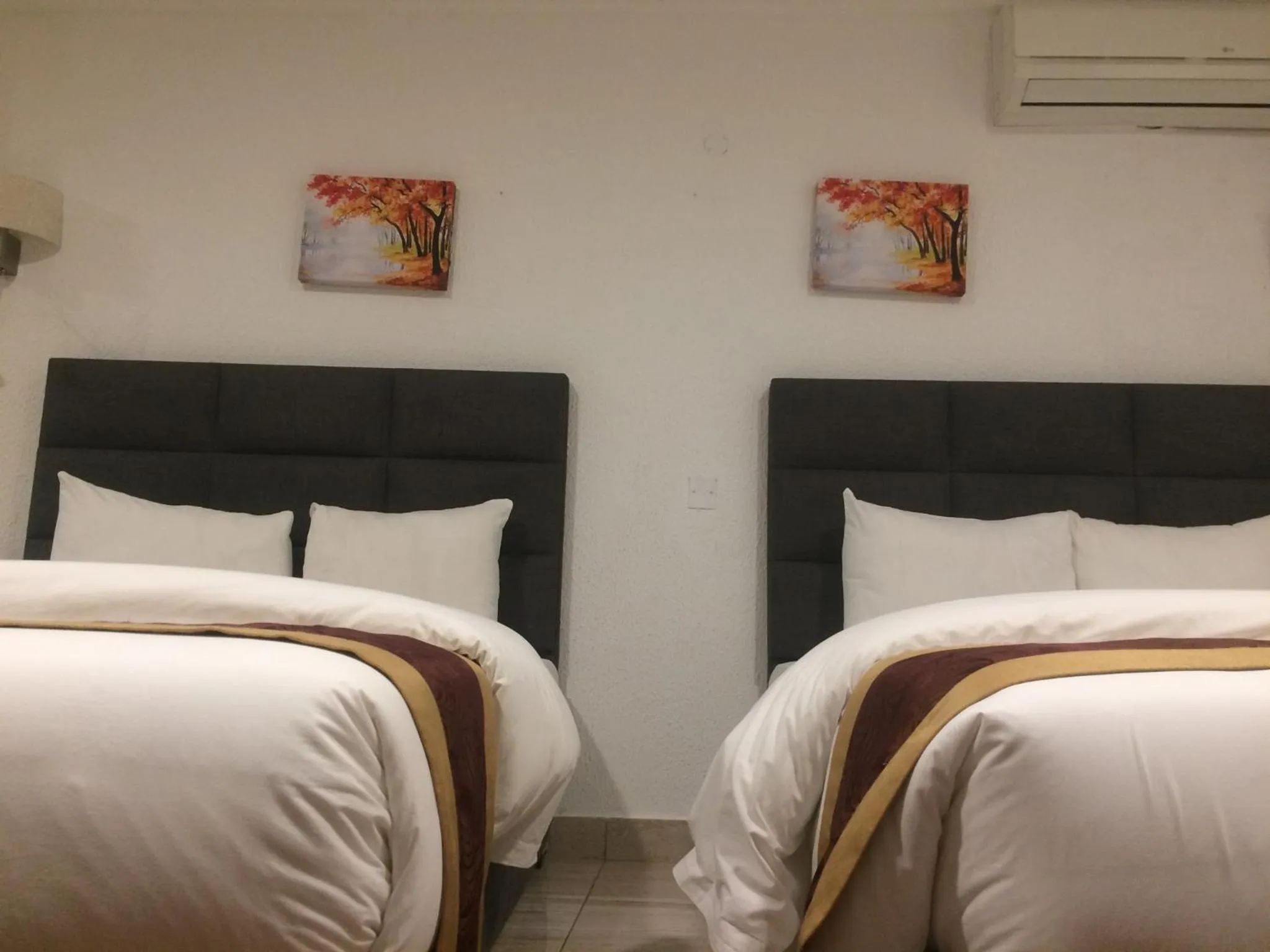 Bed in Airport View Hotel