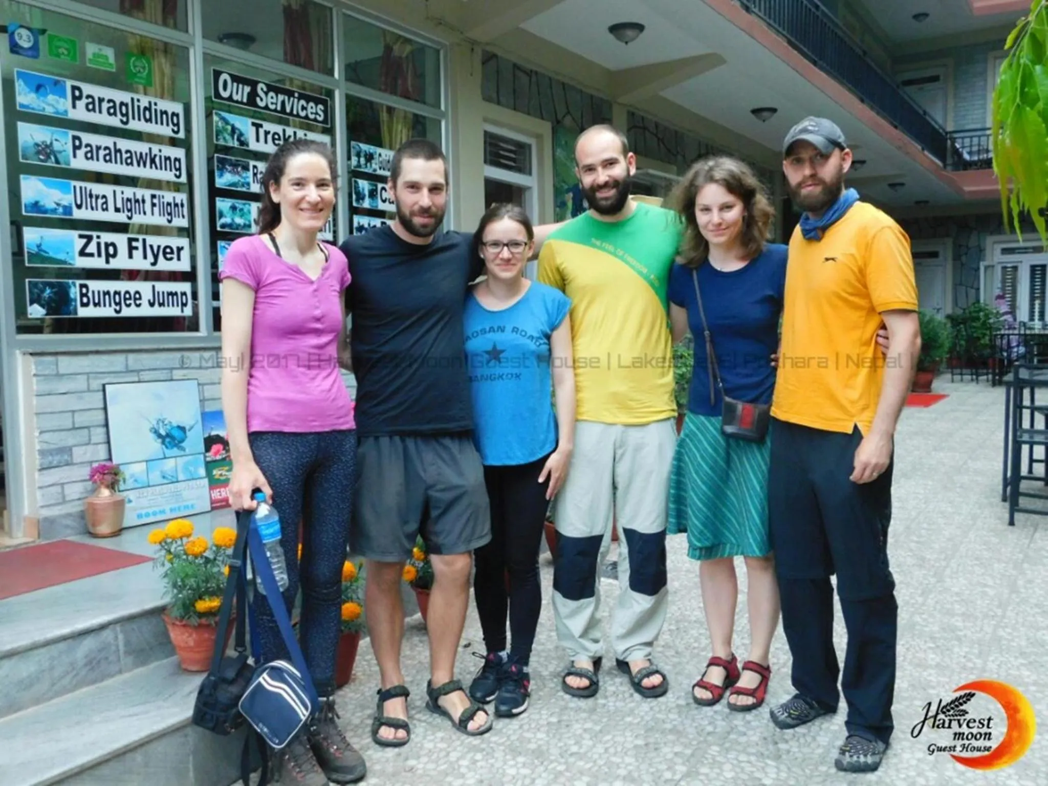 People in Harvest Moon Guest House