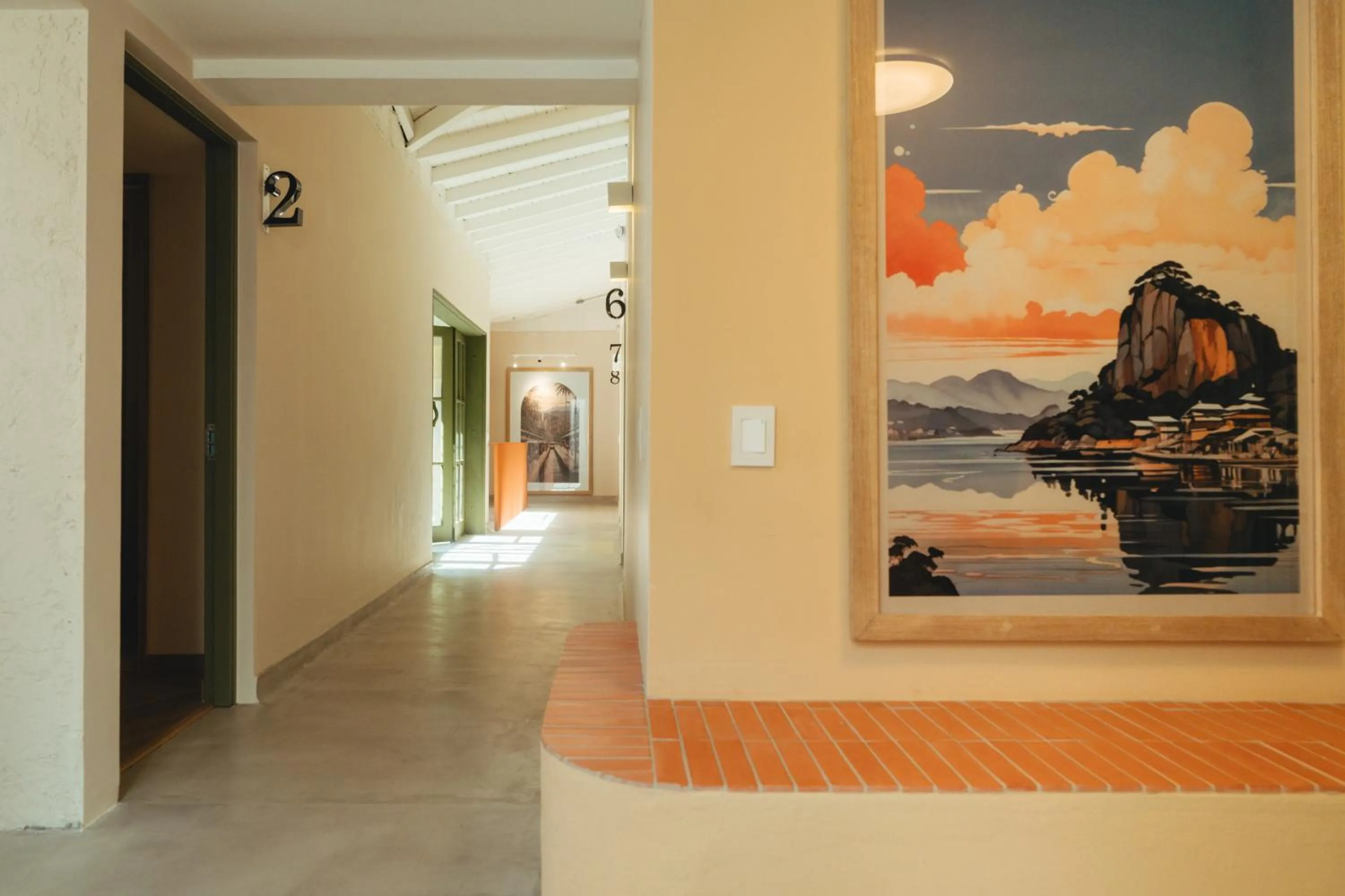 Decorative detail in Hotel Boutique Roomzz Laureles