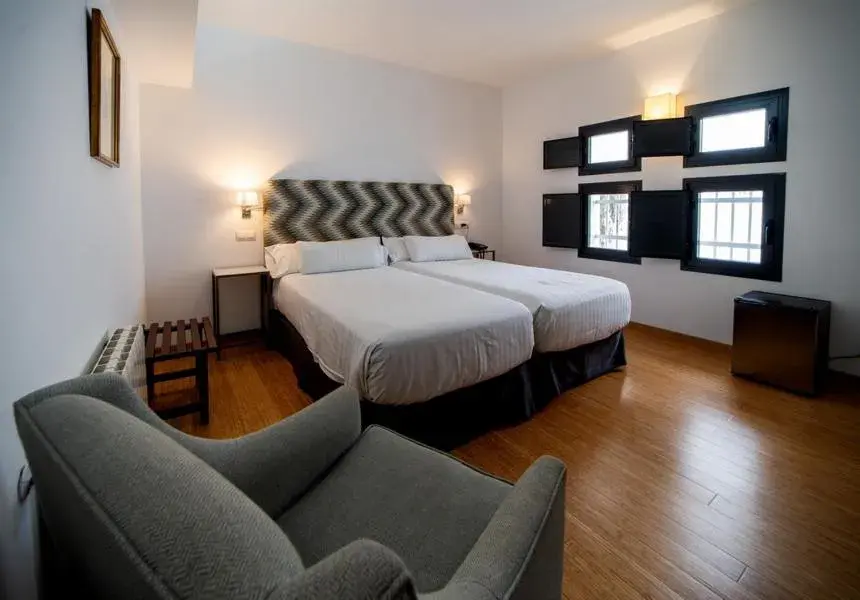 Bed in Hotel Simon Bed in Hotel Simon