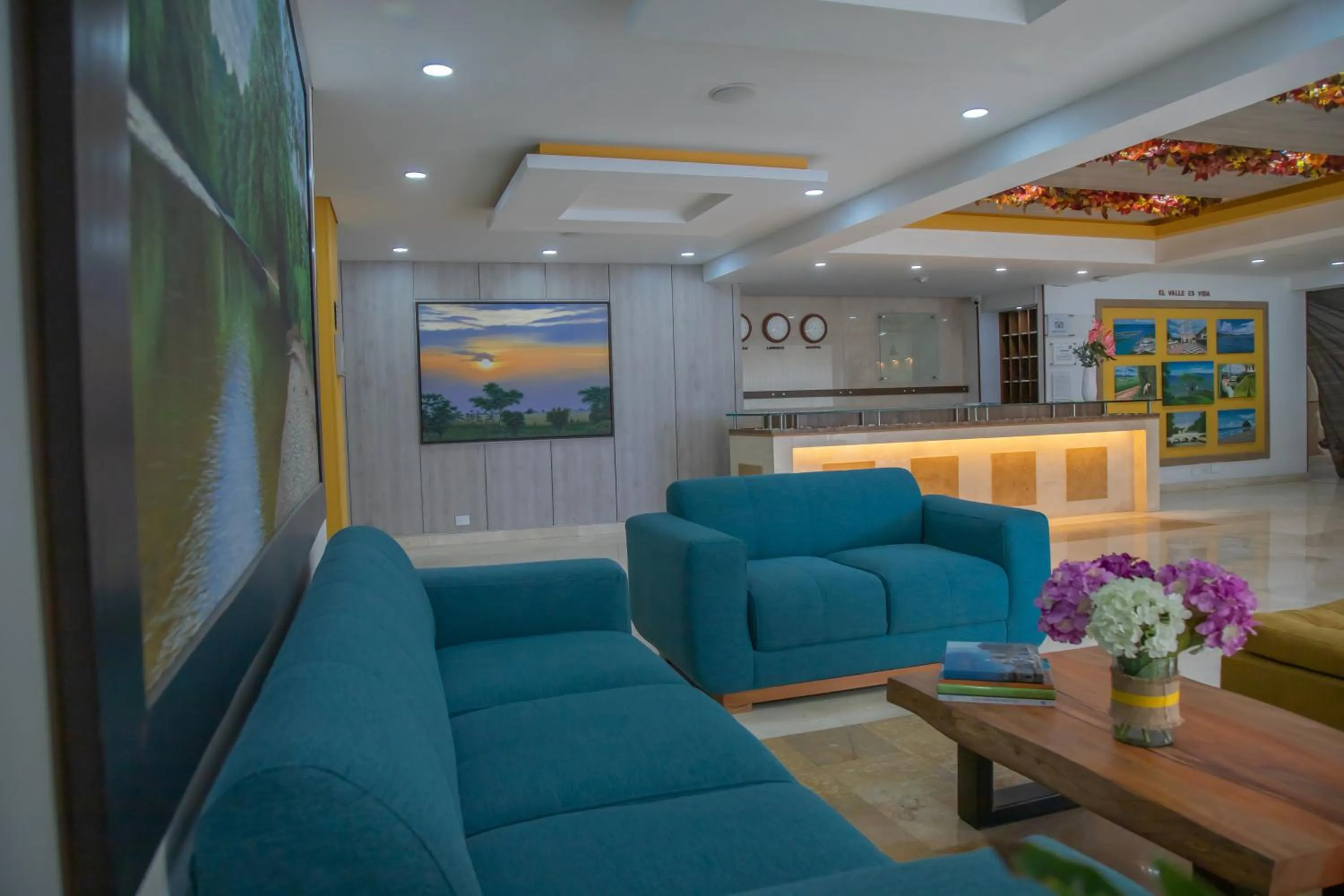 Seating area in Hotel Estancia Chipichape Cali