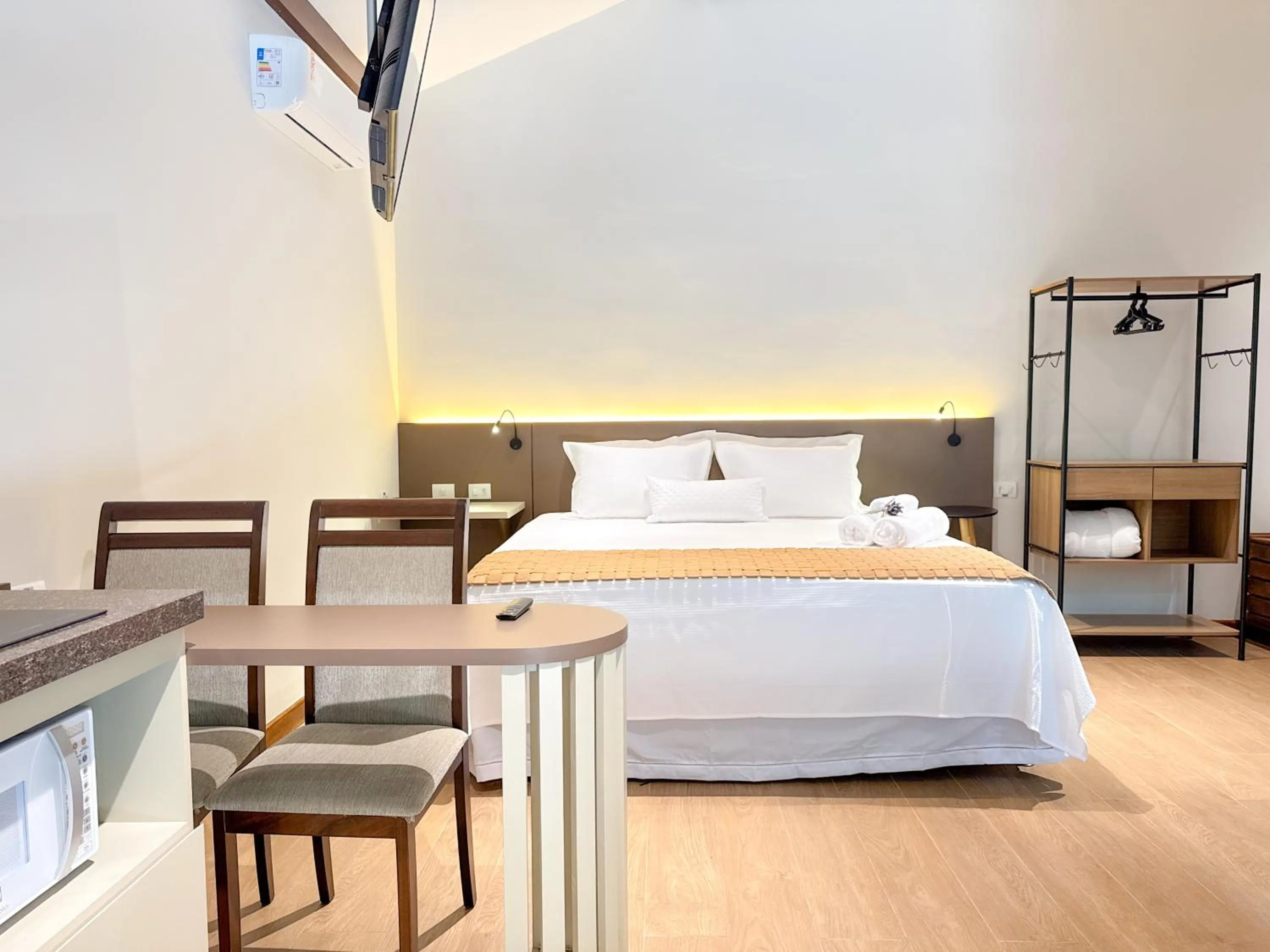 Bed in Pousada Flor de Ipe