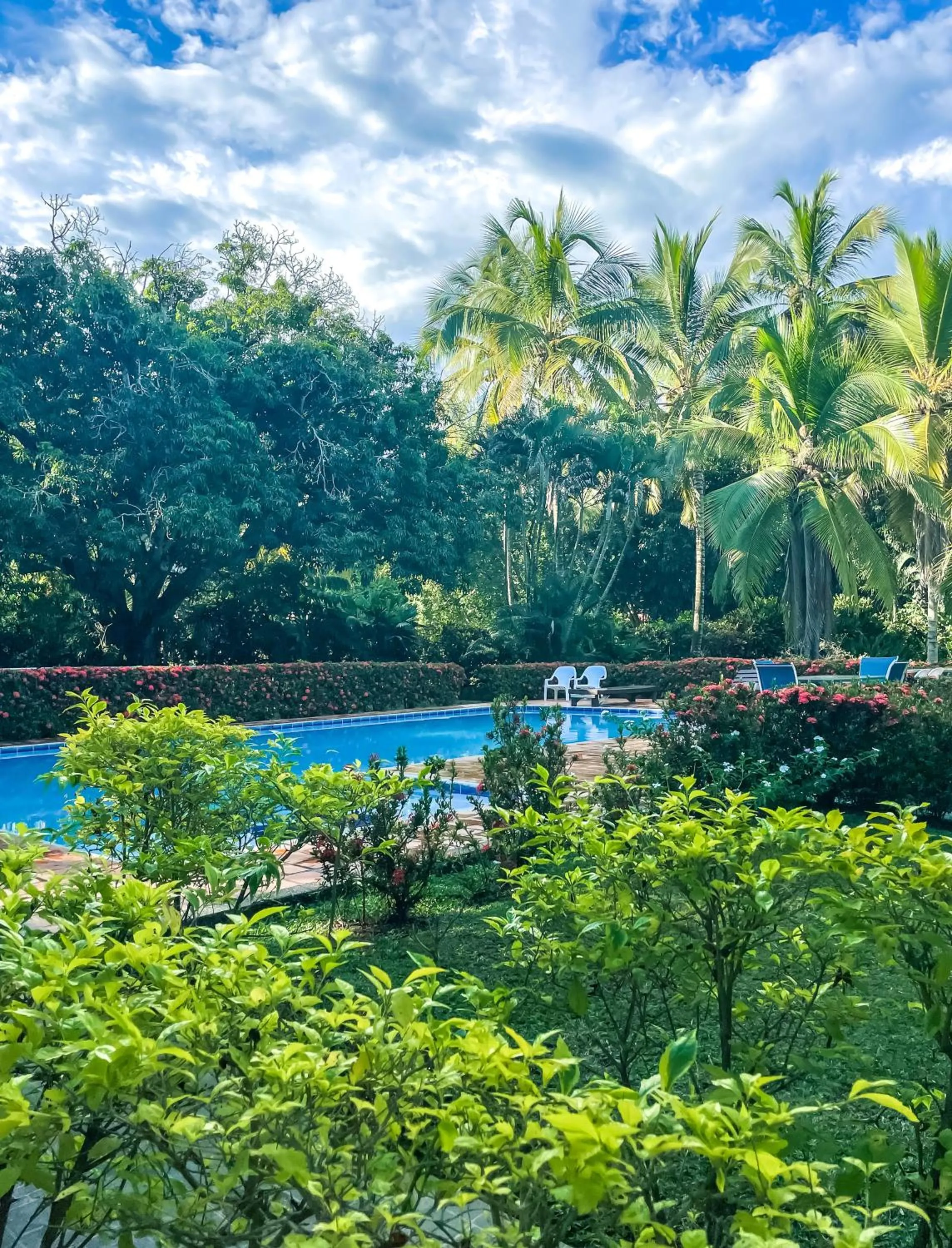 Swimming pool in Finca Hotel La Estancia