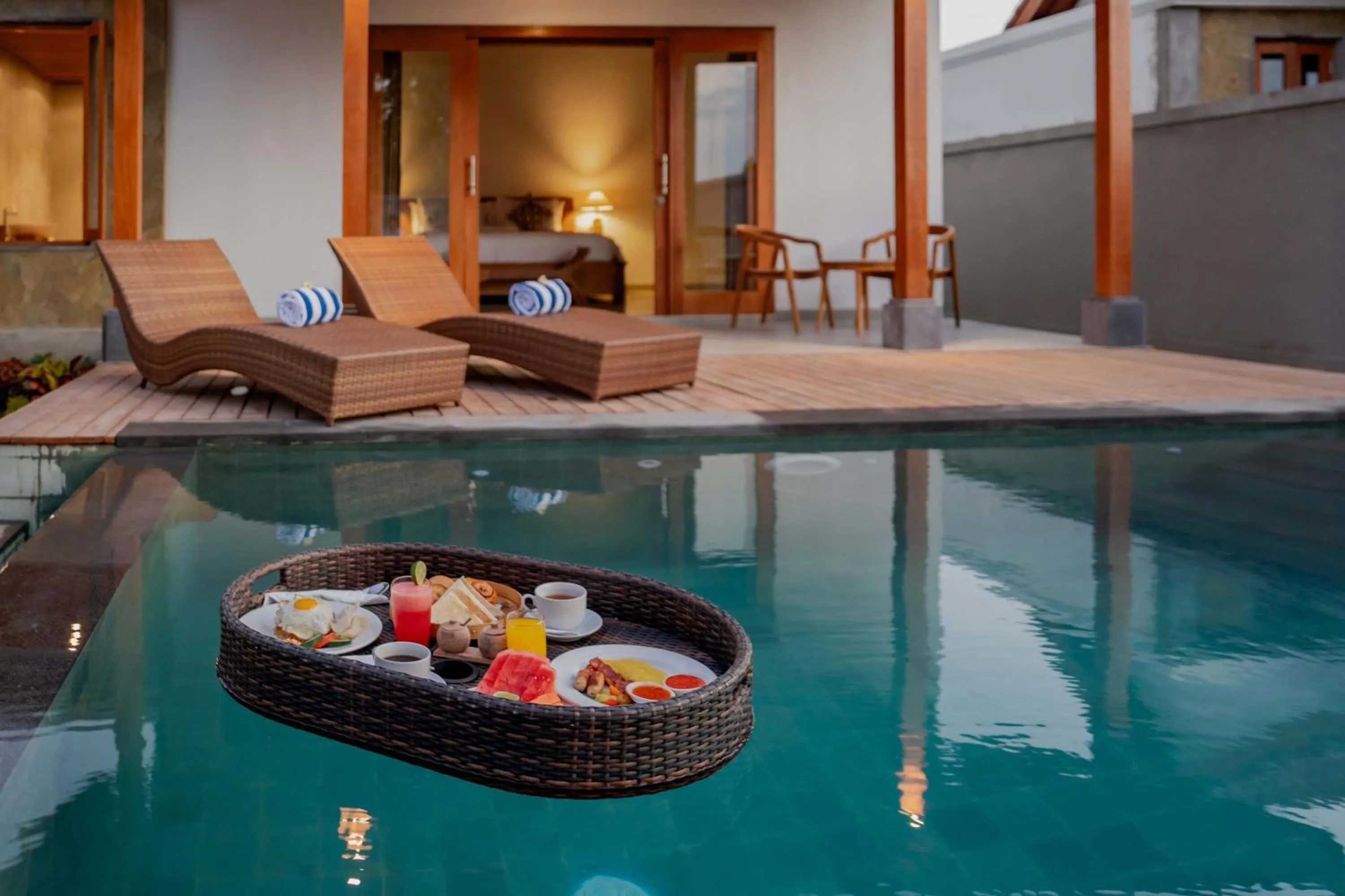 Pool view in Sila Living Ubud