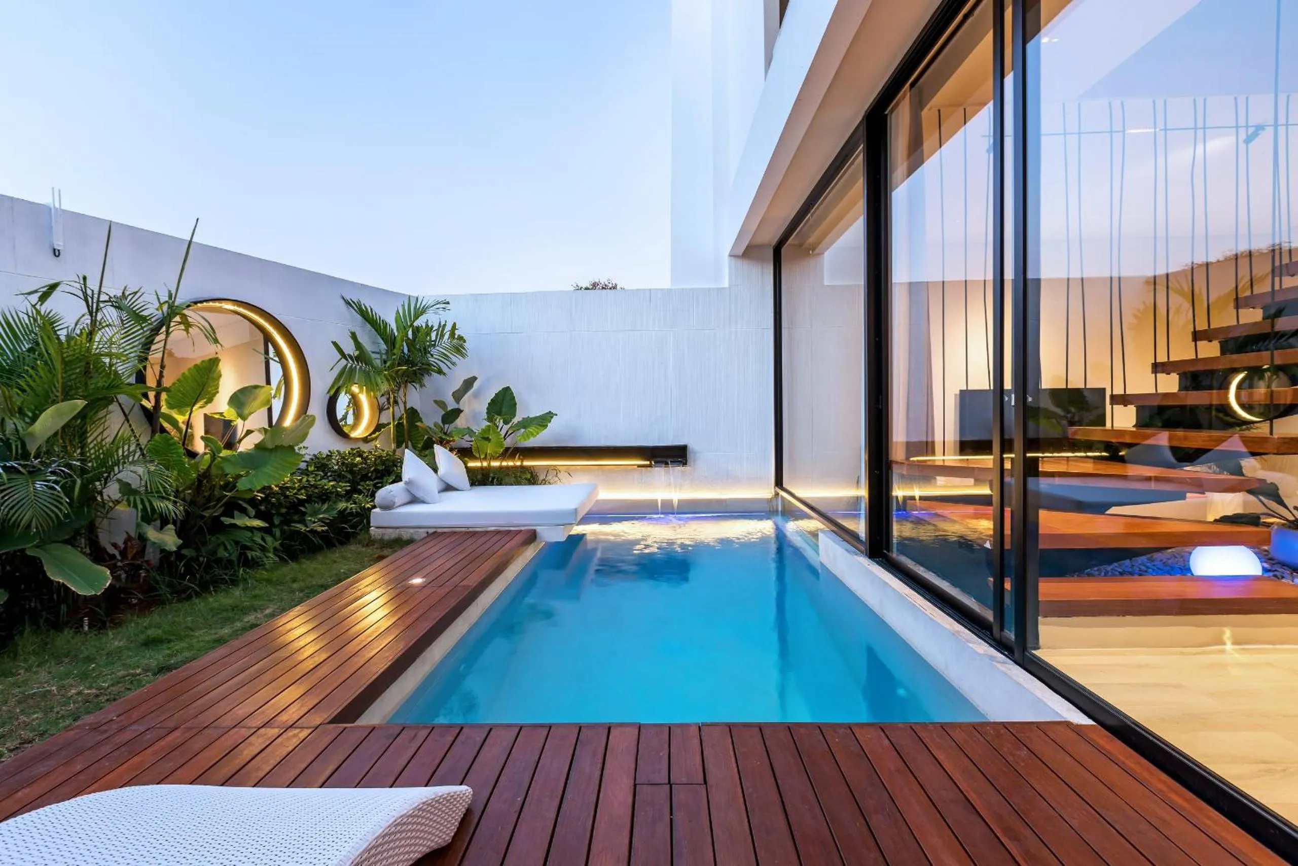 Pool view in Alex Villas Complex N5