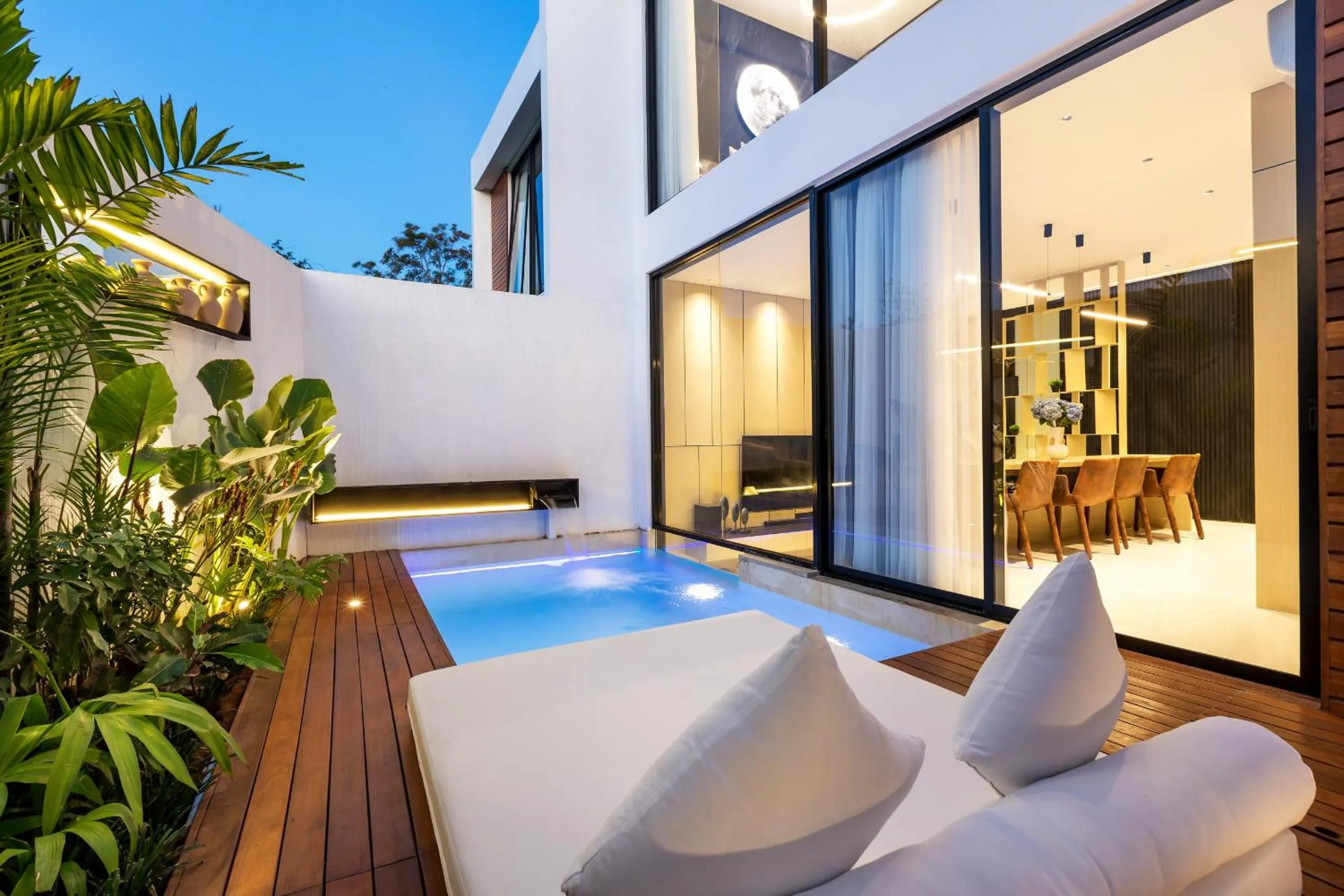 Seating area in Alex Villas Complex N5