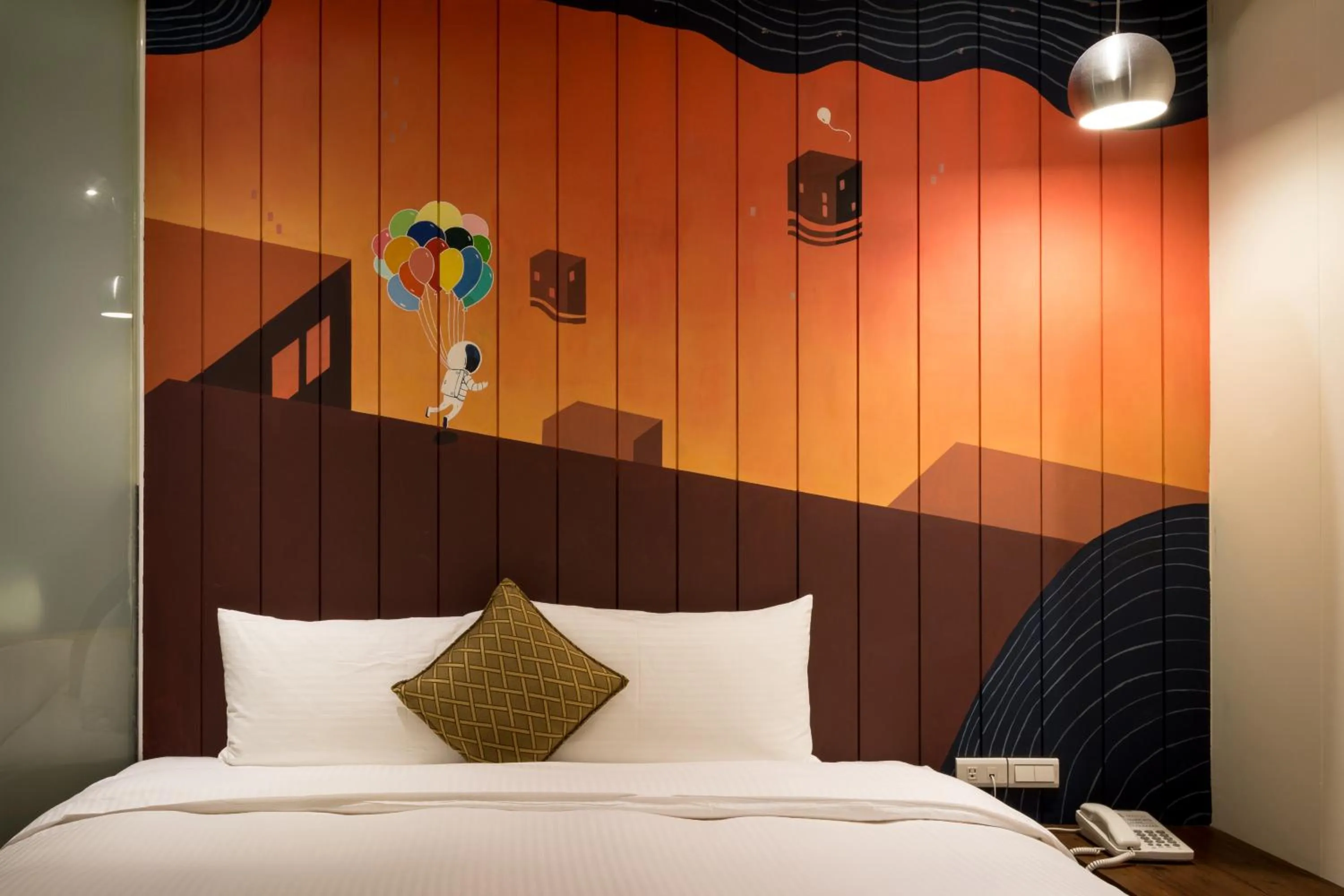 Bed in Merryday Hotel Banqiao