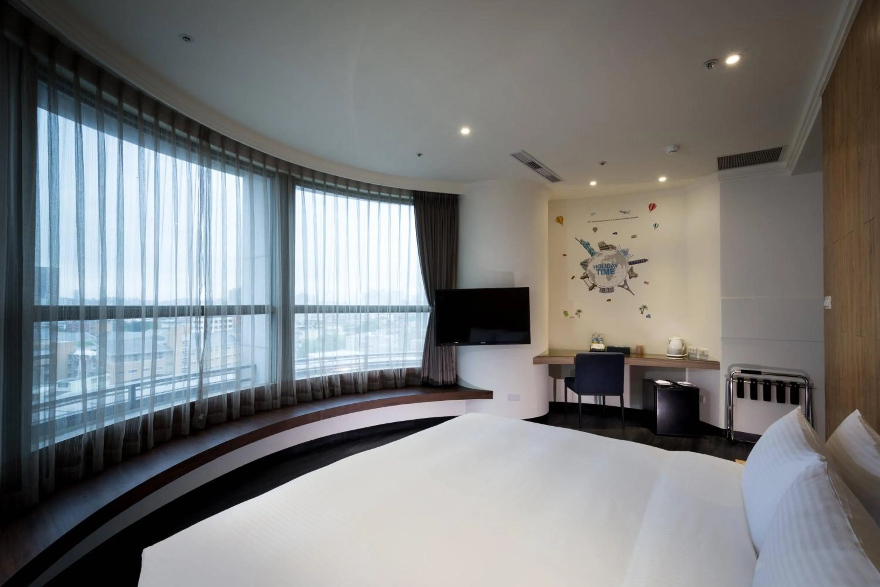 Bed in Merryday Hotel Banqiao