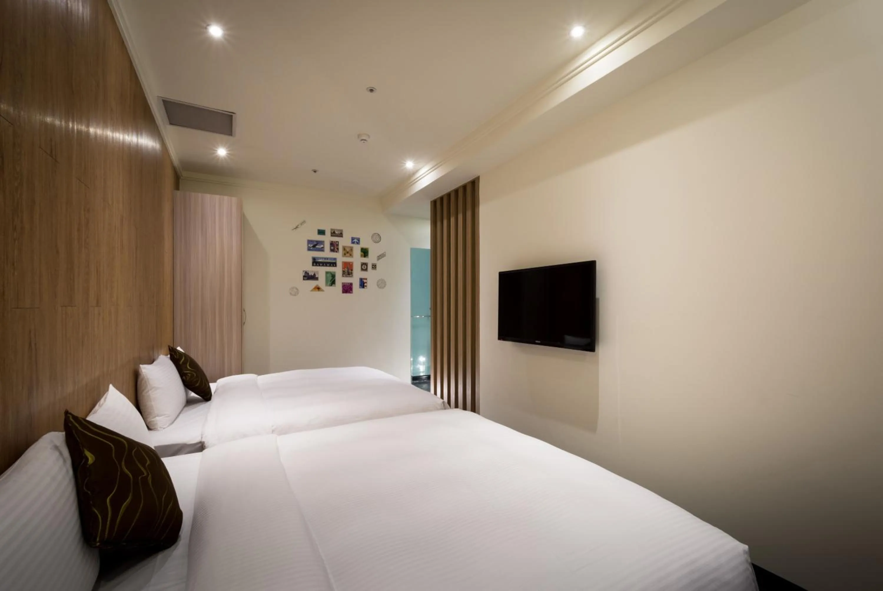 Bed in Merryday Hotel Banqiao
