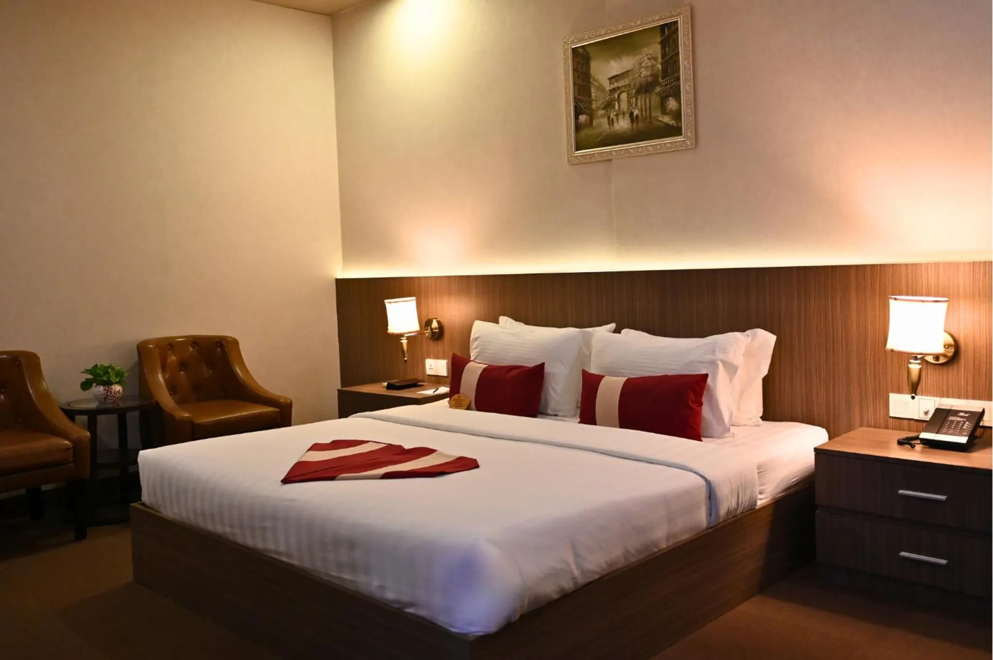 Bed in Anik Boutique Hotel & Spa on Norodom Blvd