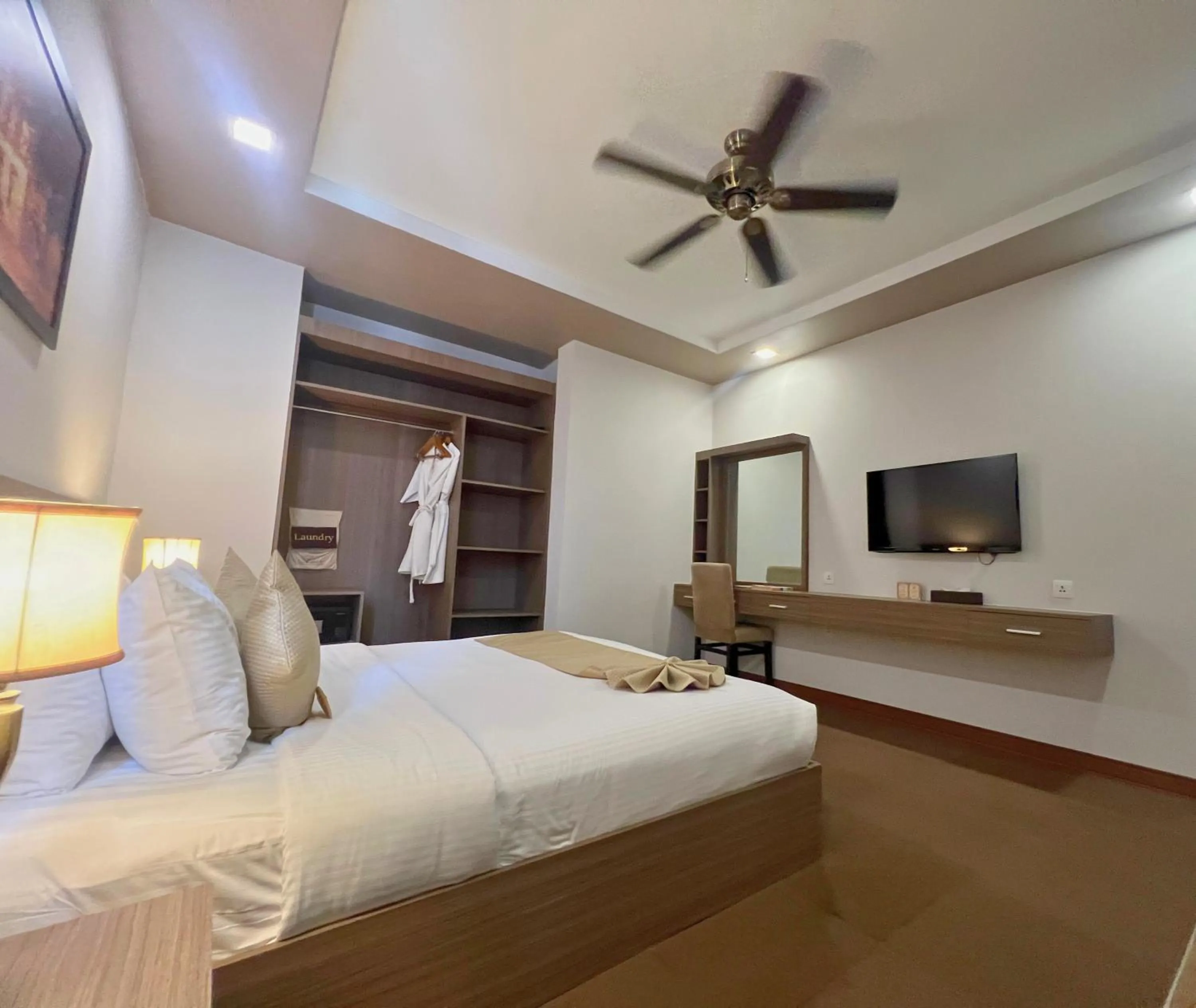 Bed in Anik Boutique Hotel & Spa on Norodom Blvd