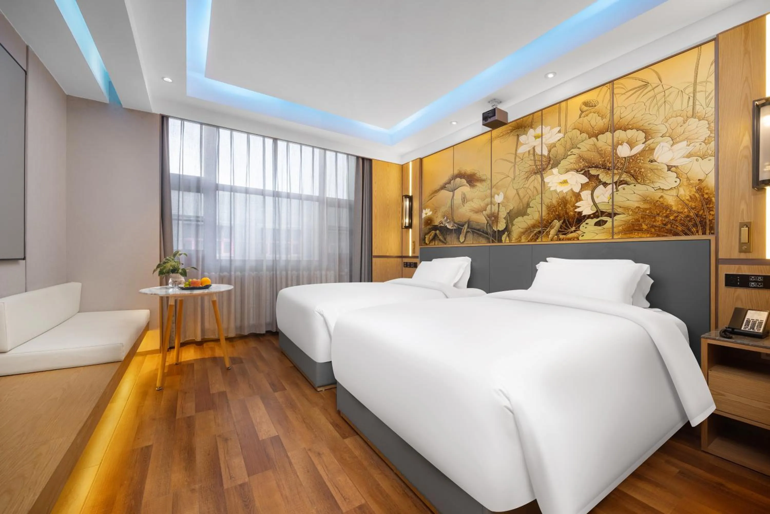 Photo of the whole room, Bed in Jingli Hotel - Beijing New National Exhibition Capital Airport