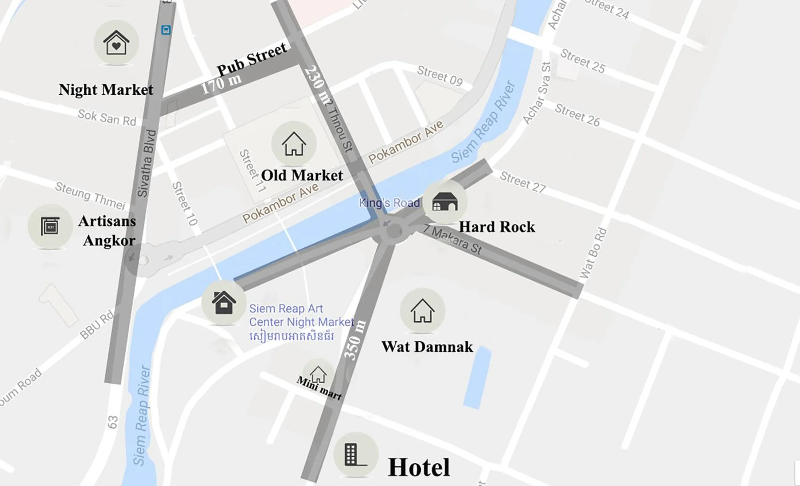 Nearby landmark, Bird's-eye View in Primefold Hotel