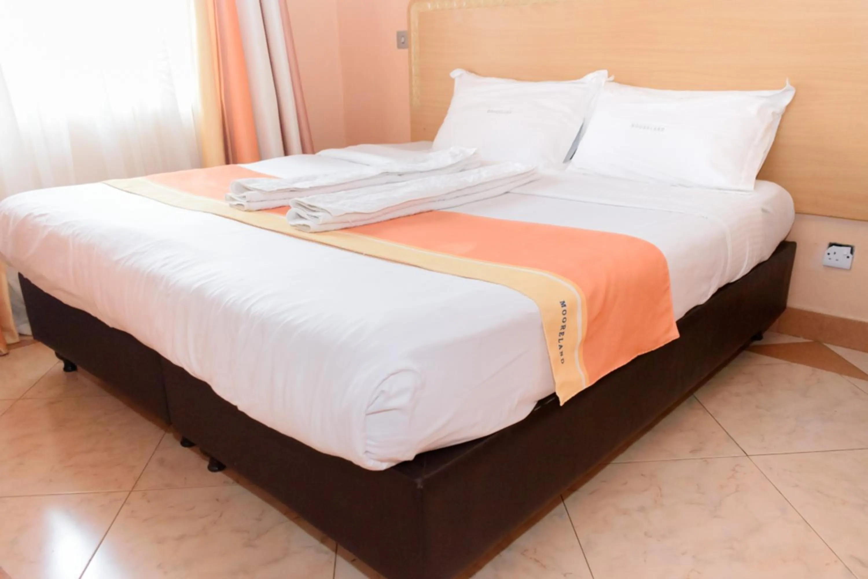 Bed in Mooreland Hotel Nairobi