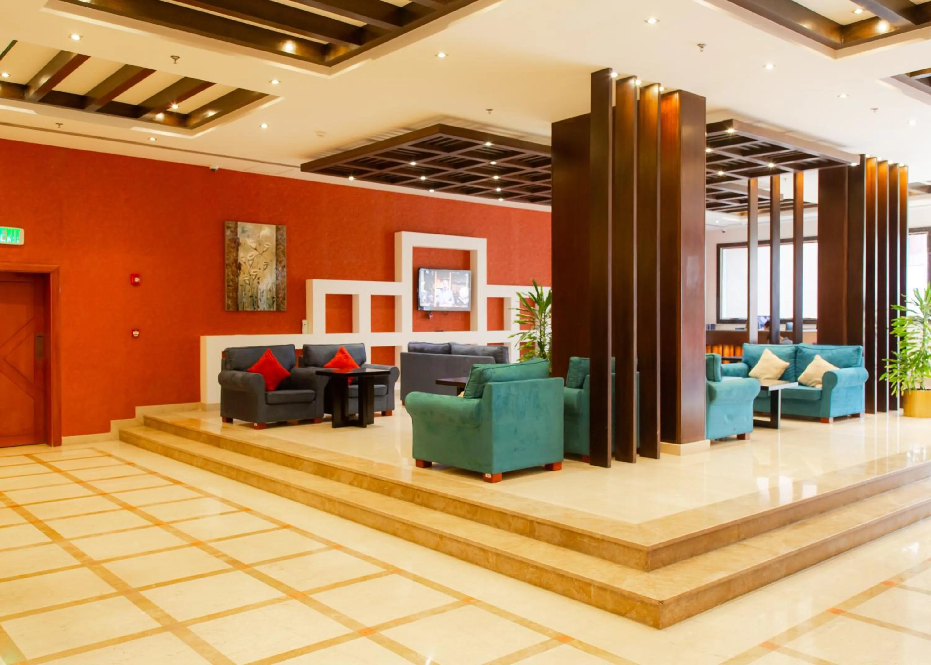Lobby or reception in Al Liwan Residence