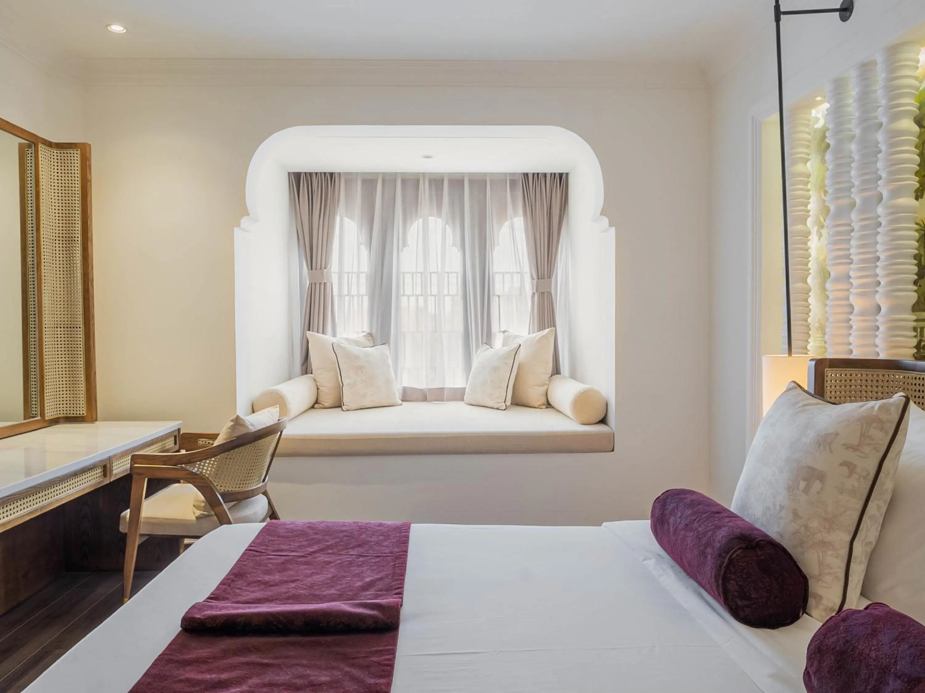 Bedroom, Bed in Sarai and Wander Resort