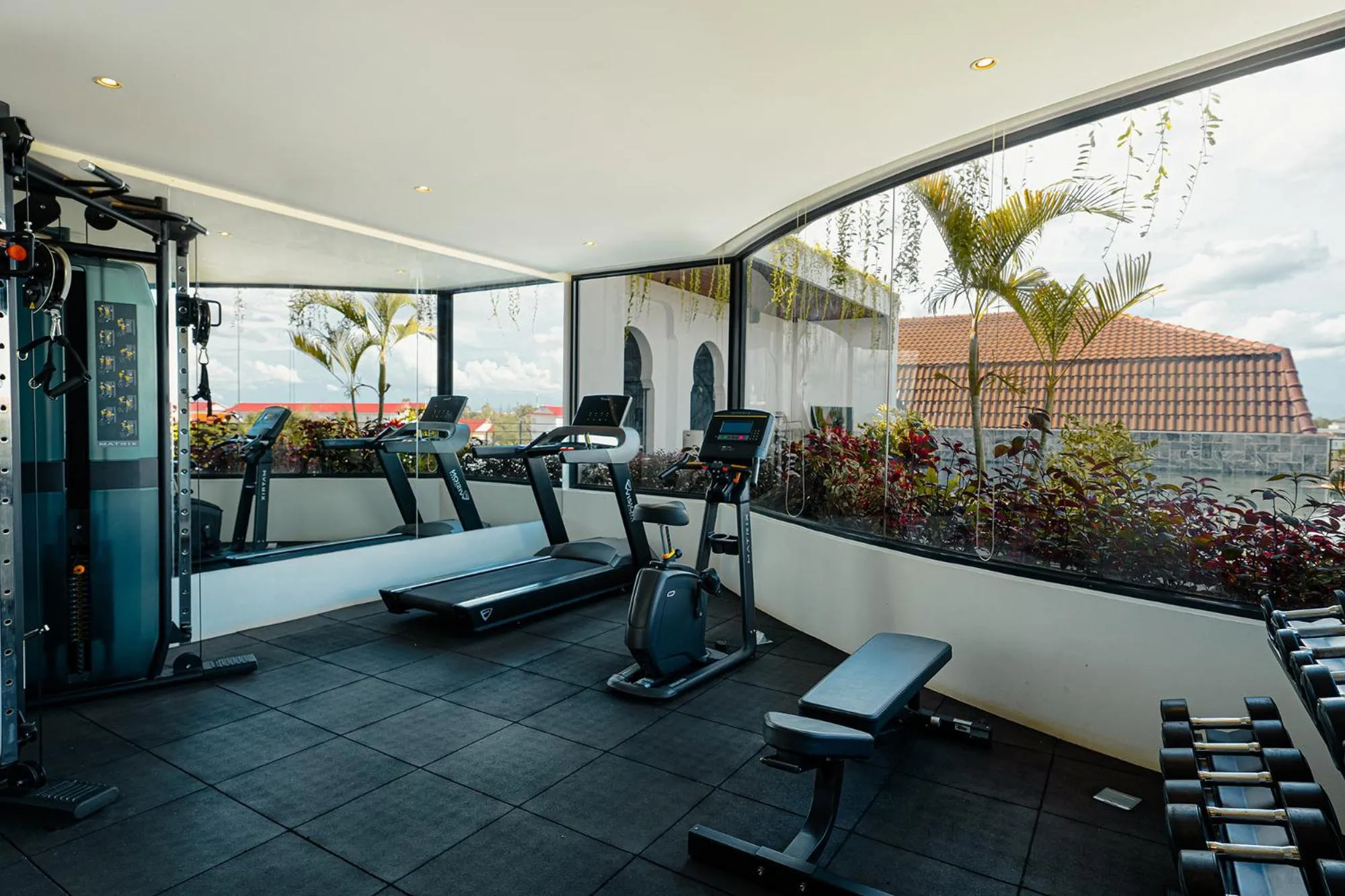 Fitness centre/facilities in Sarai and Wander Resort