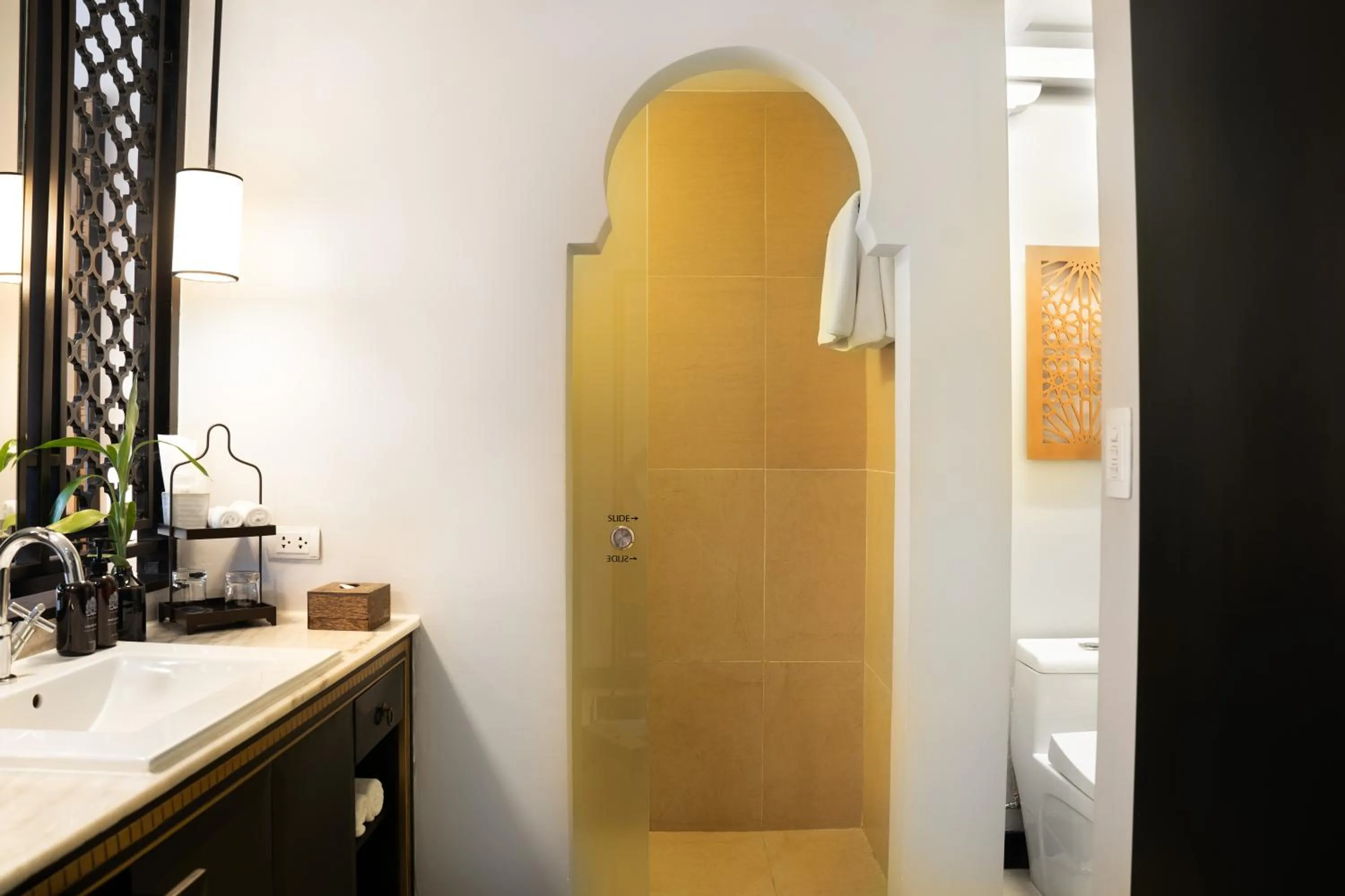 Shower in Sarai and Wander Resort