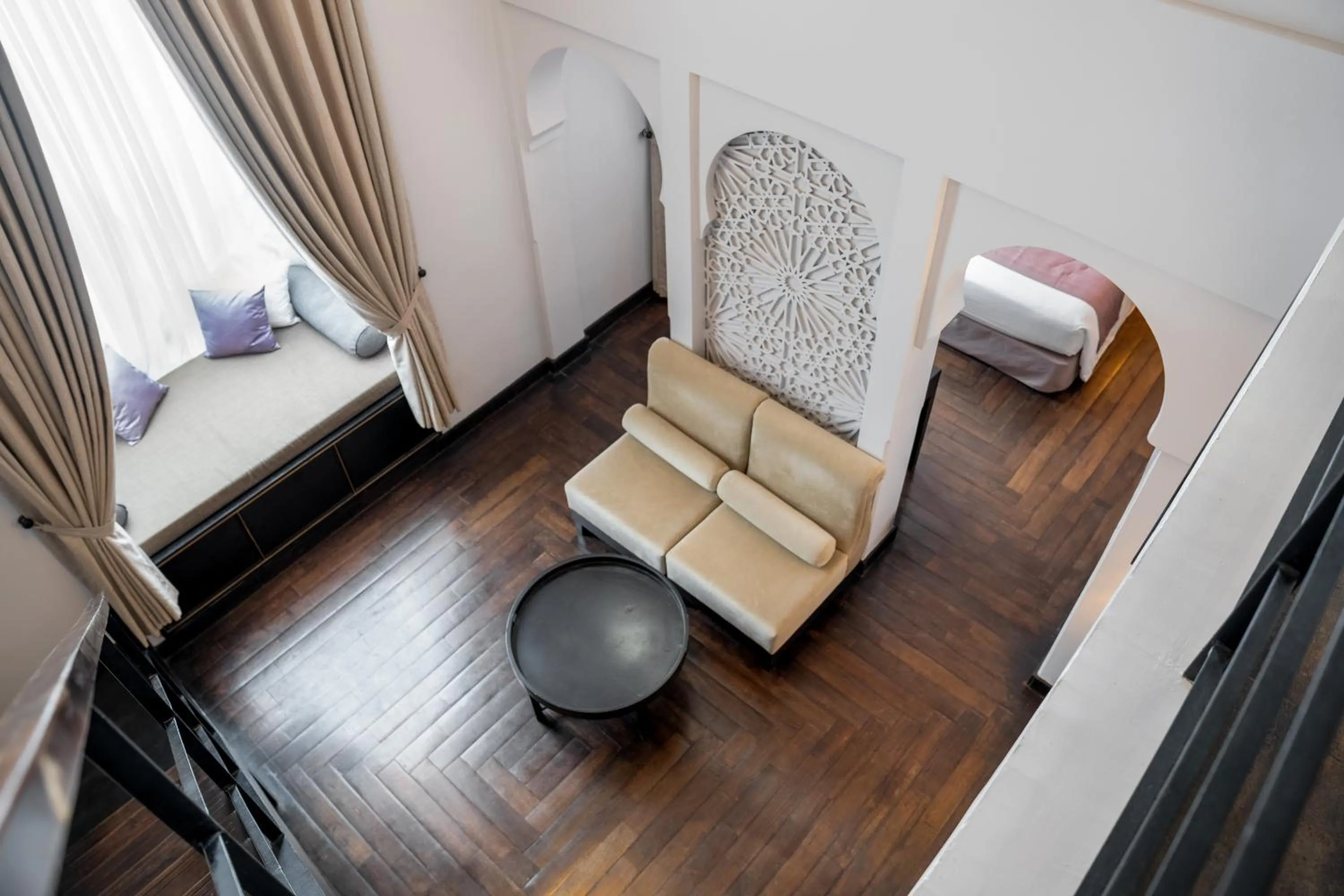 View (from property/room), Bed in Sarai and Wander Resort