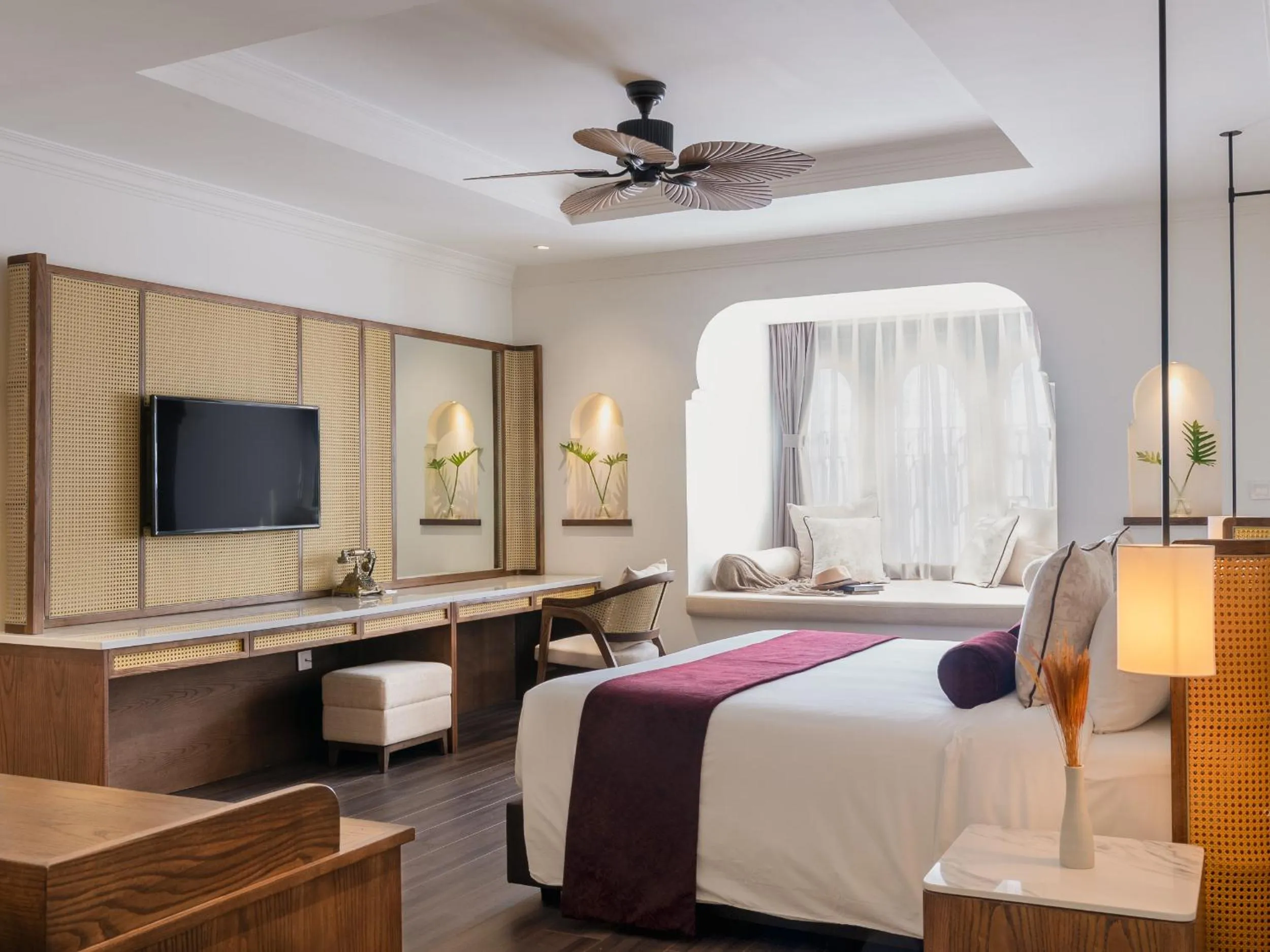 Bedroom, Bed in Sarai and Wander Resort