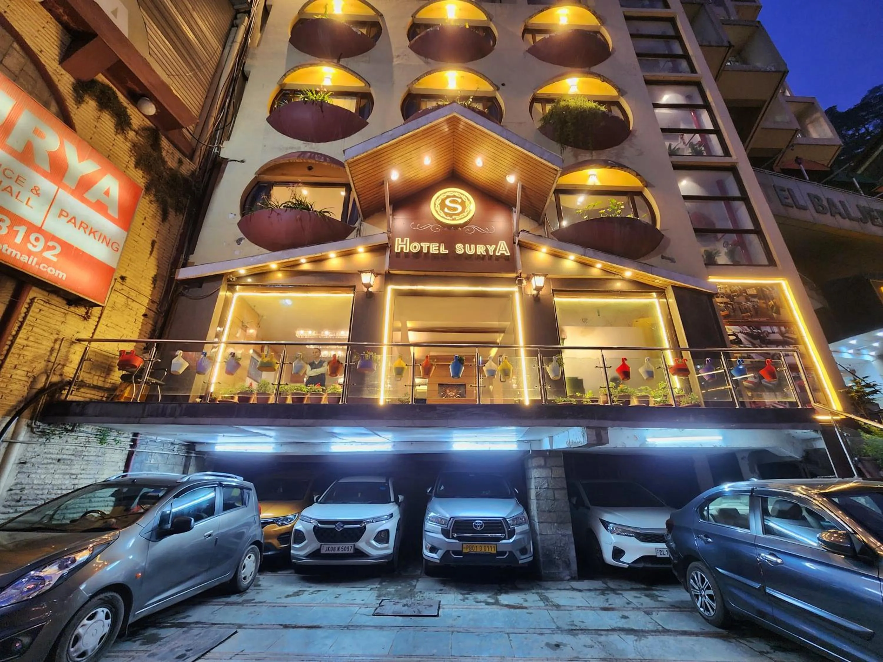 Property building in Hotel Surya Shimla