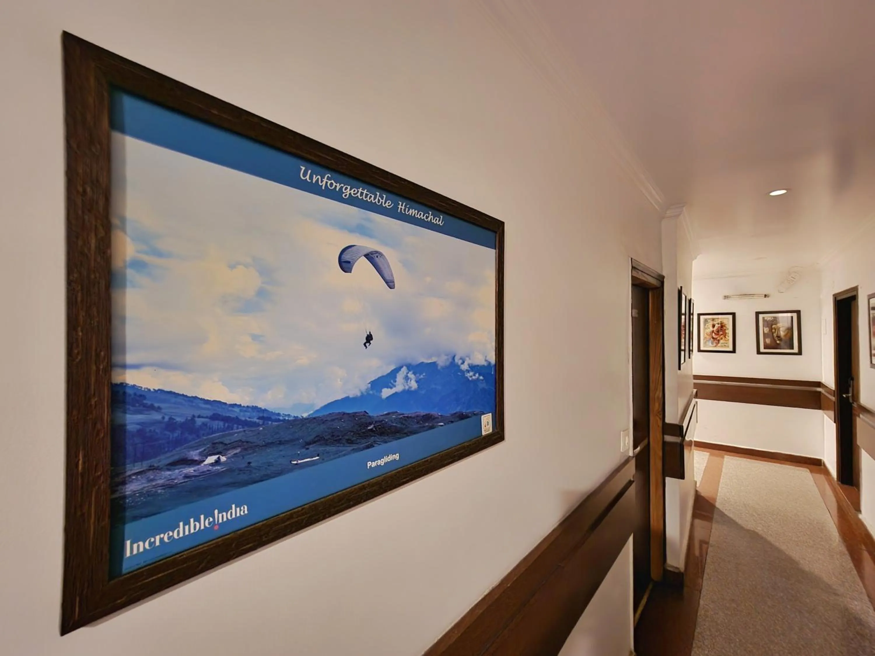 Decorative detail in Hotel Surya Shimla