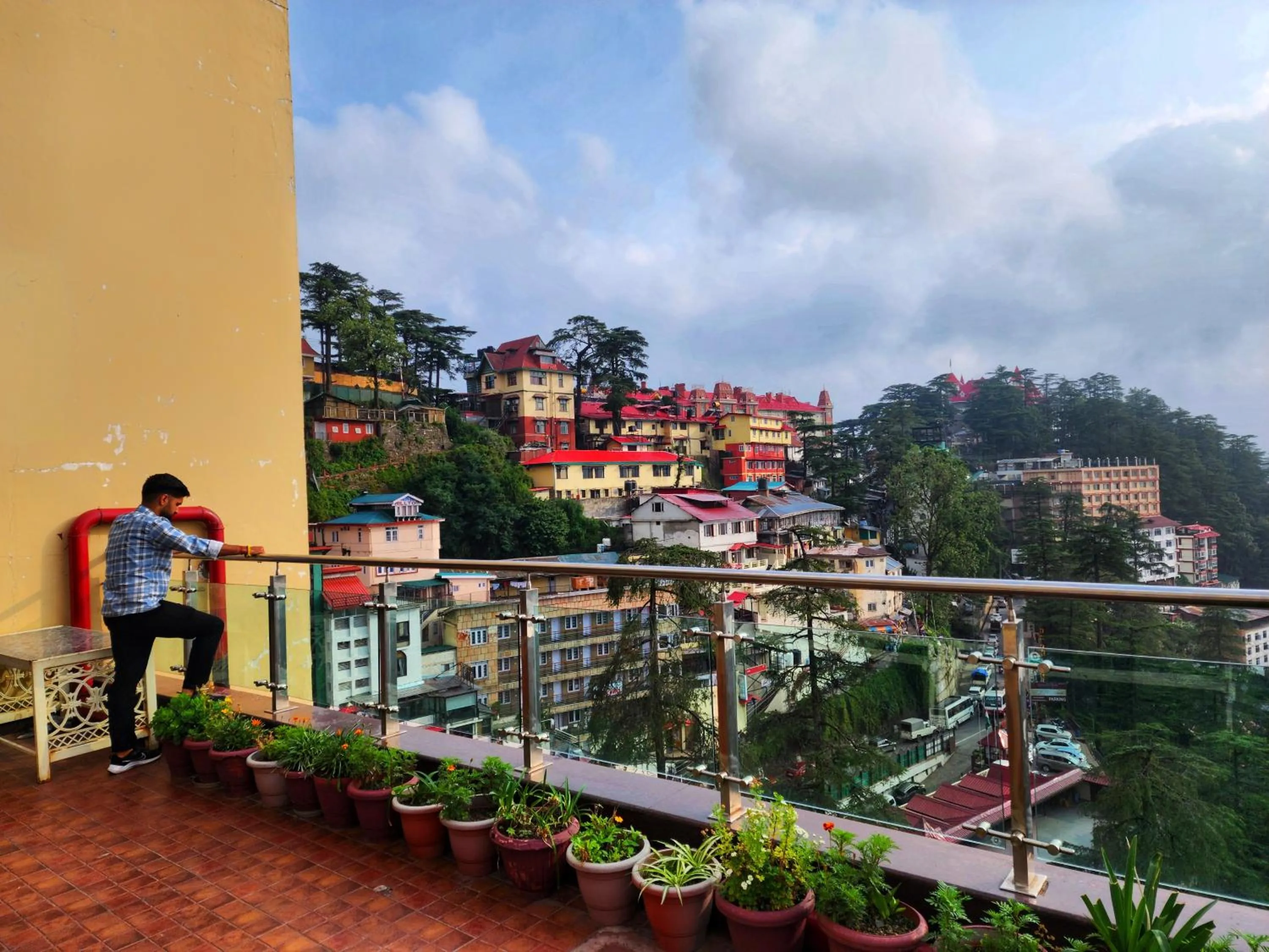 Natural landscape in Hotel Surya Shimla