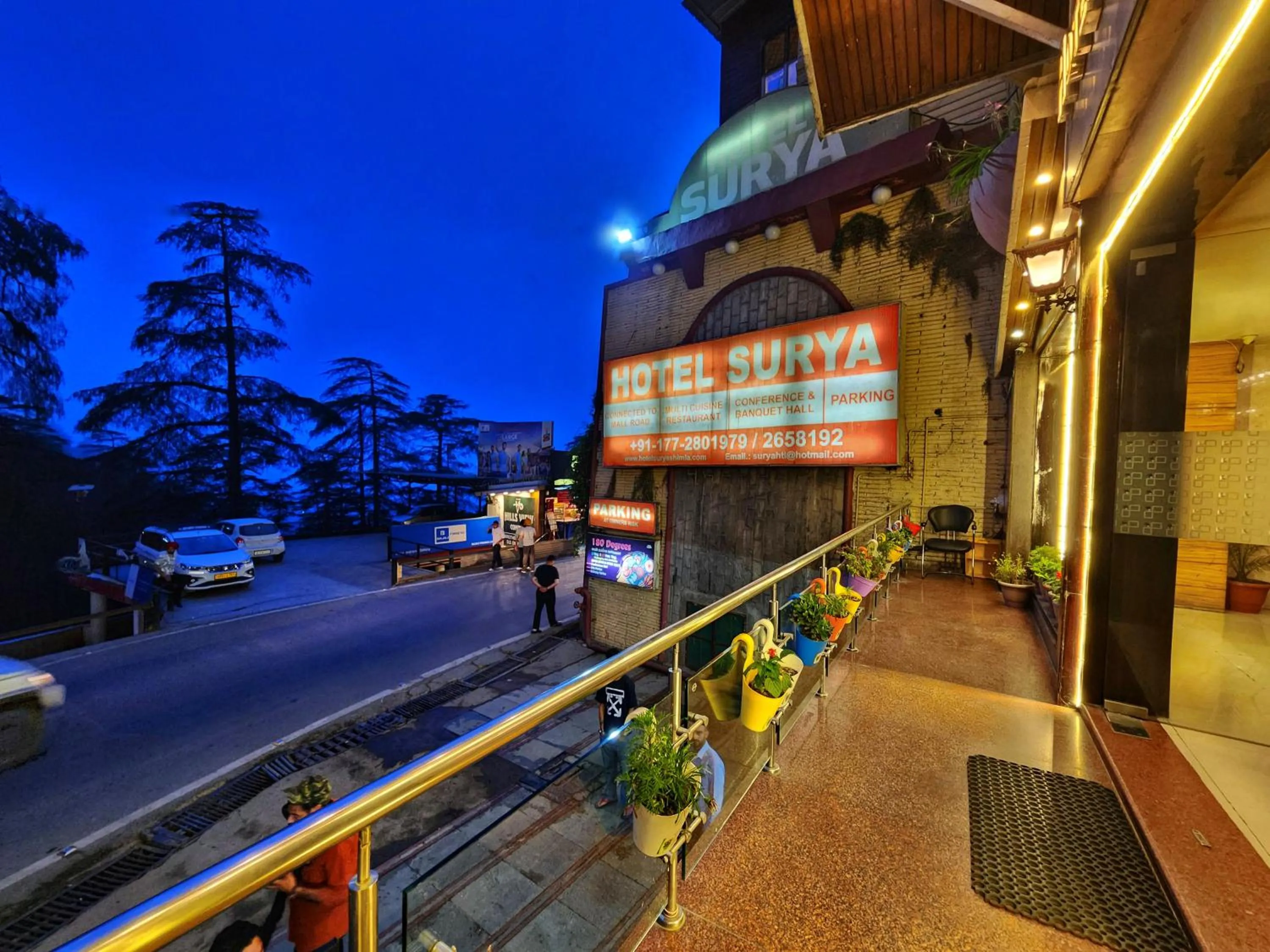 Property building in Hotel Surya Shimla