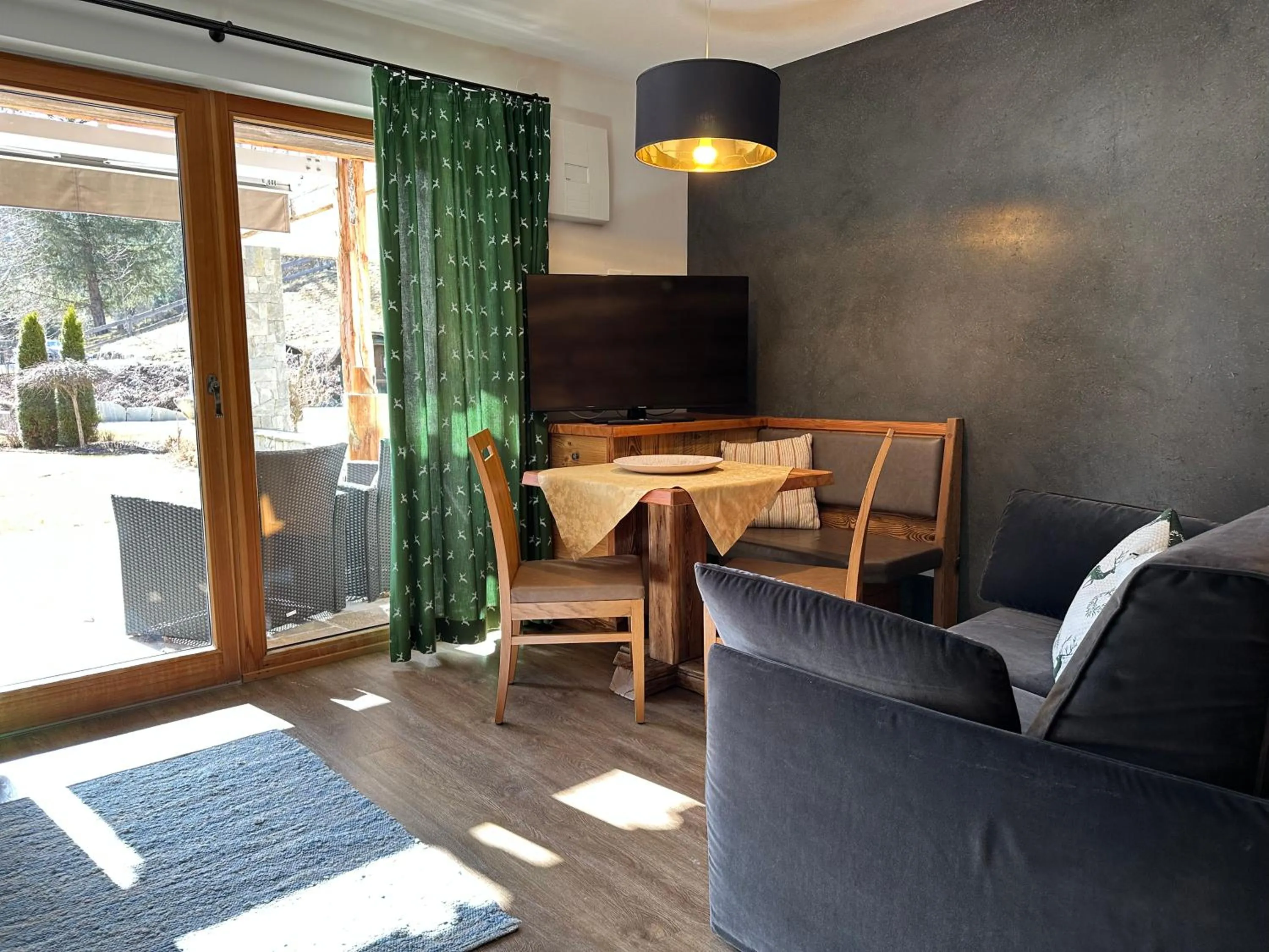 Living room in Alpine Mountain Chalet