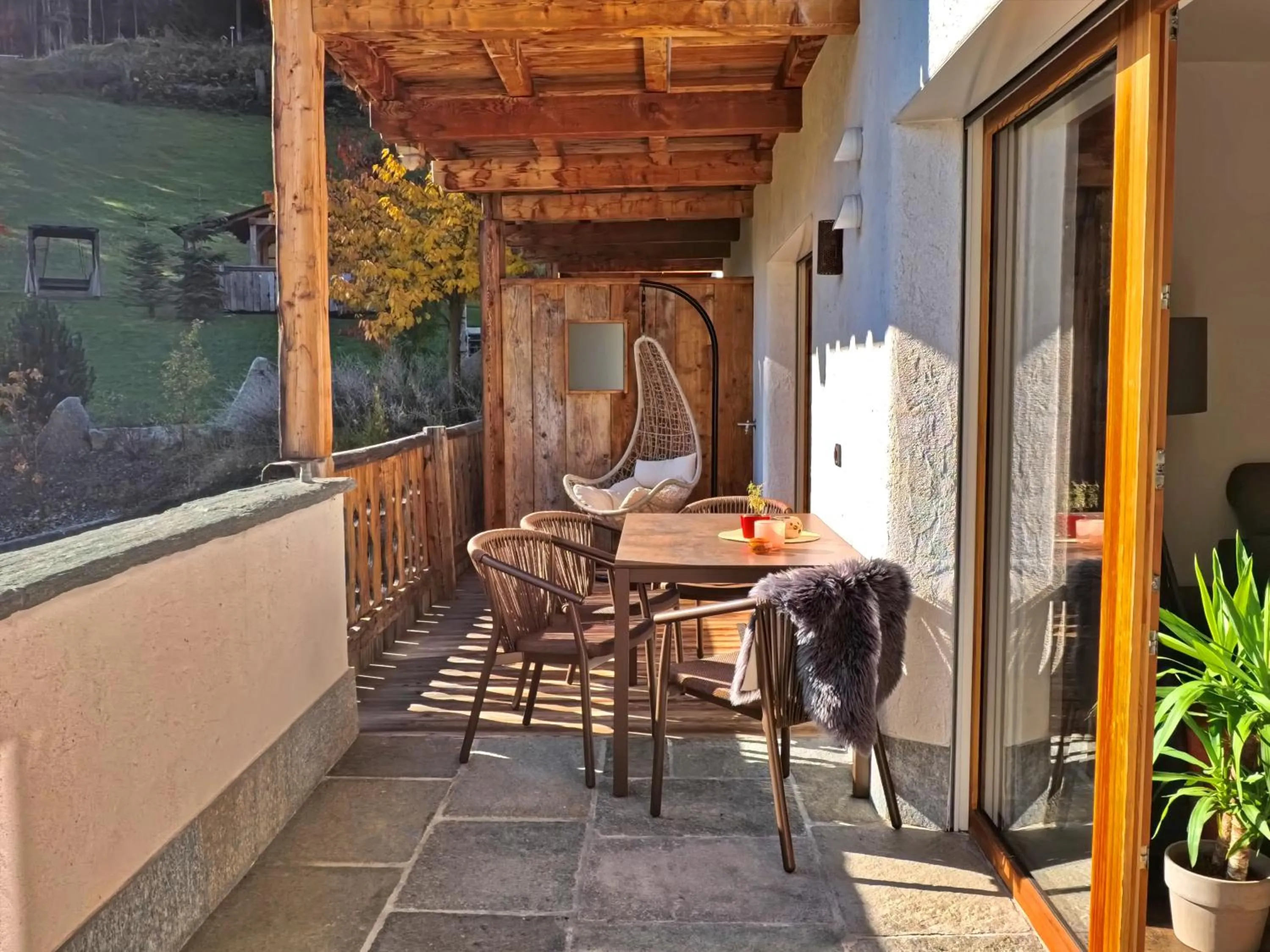 Balcony/Terrace in Alpine Mountain Chalet