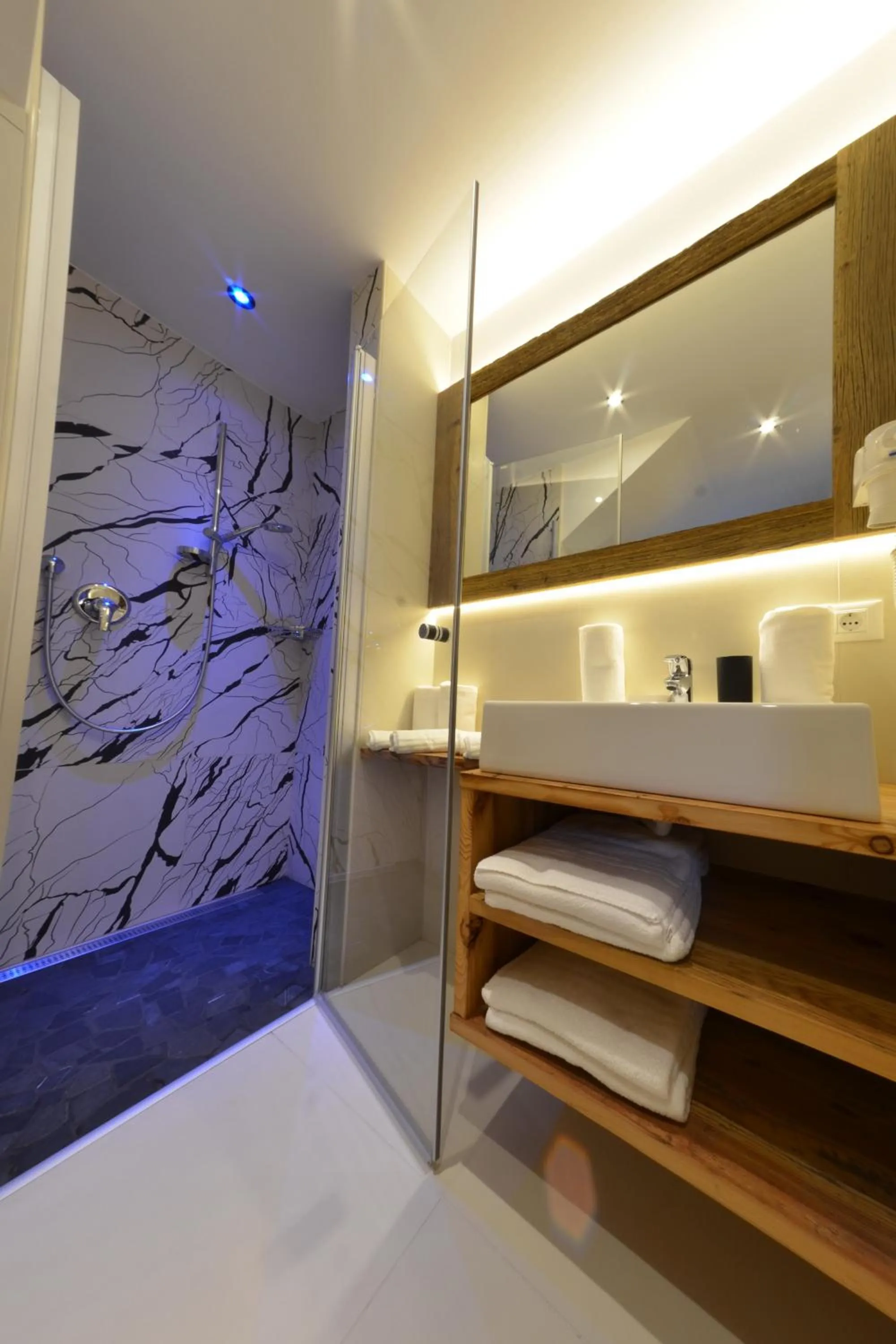 Shower in Alpine Mountain Chalet