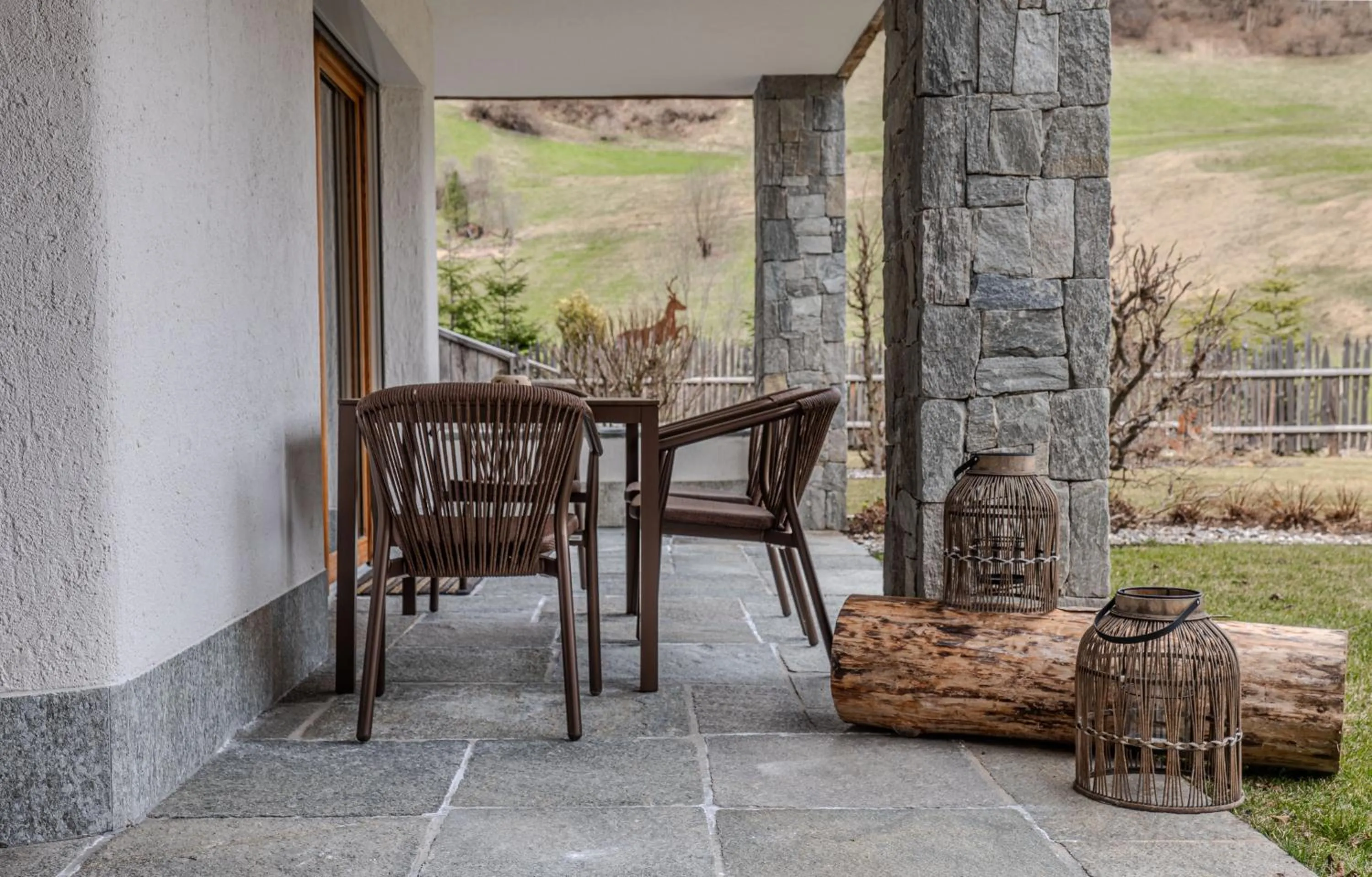 Spring in Alpine Mountain Chalet