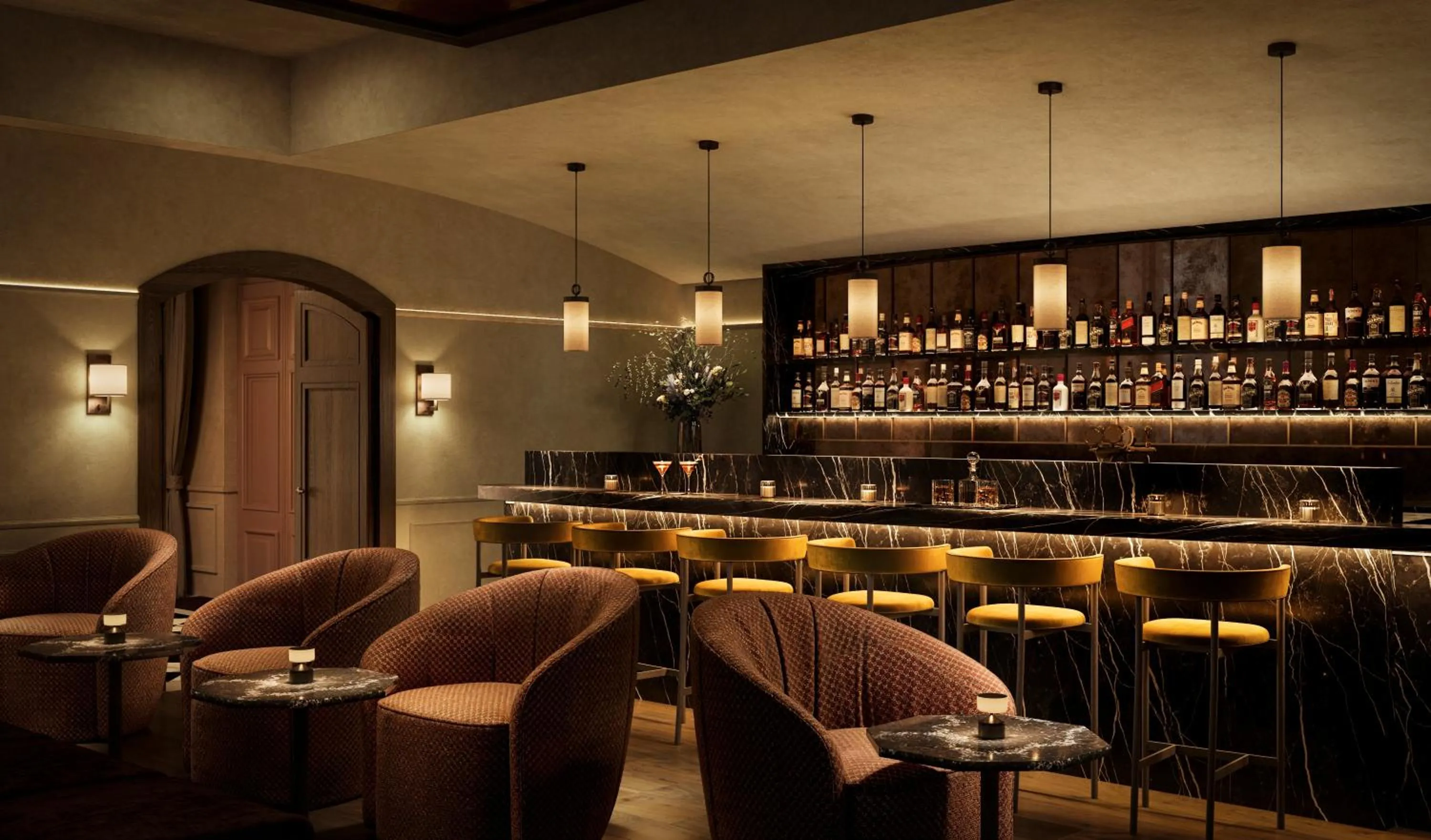 Lounge or bar in Van Oys Maastricht Retreat, a Leading Hotel of the World