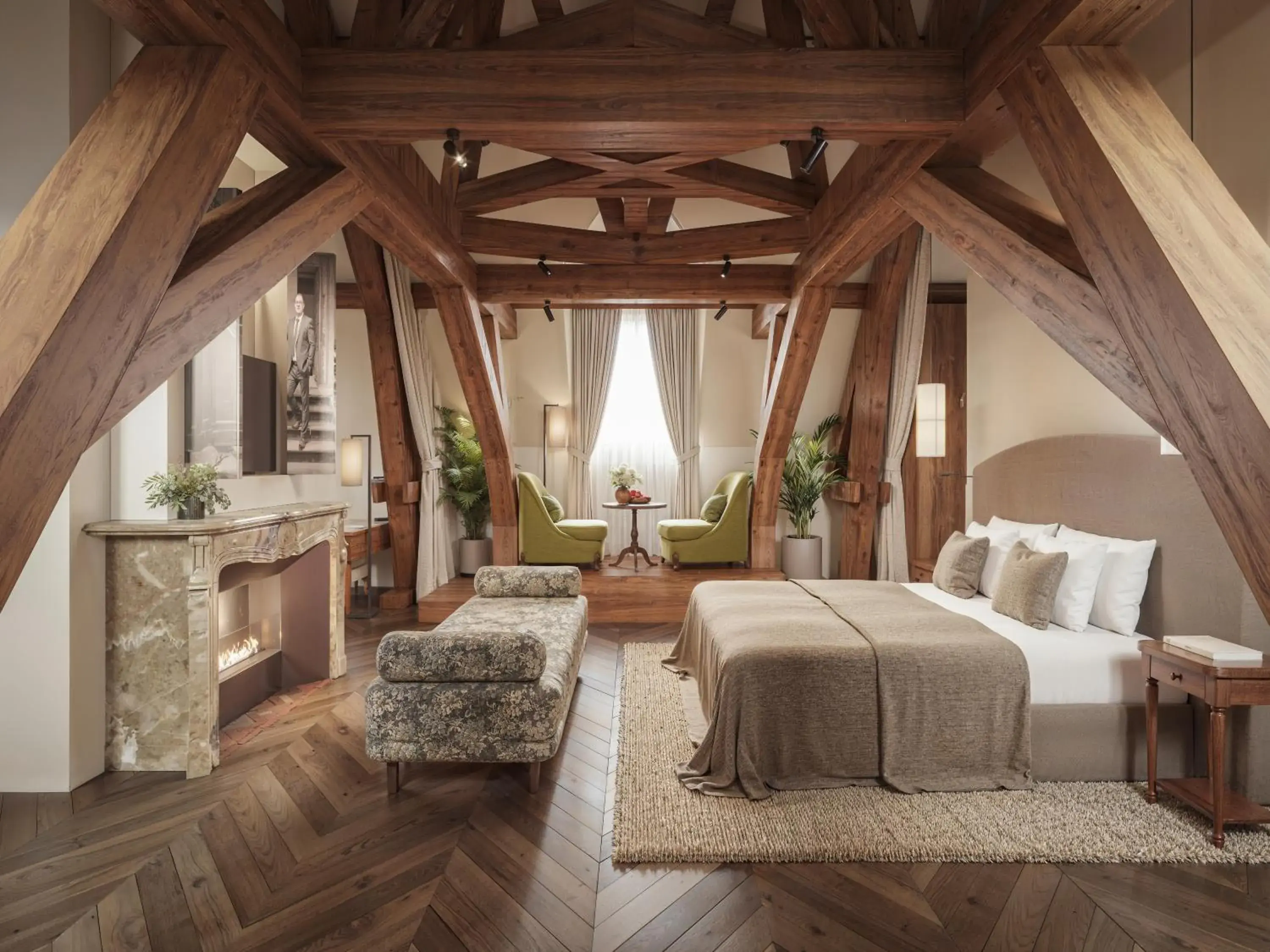 Sauna, Bed in Van Oys Maastricht Retreat, a Leading Hotel of the World Sauna, Bed in Van Oys Maastricht Retreat, a Leading Hotel of the World