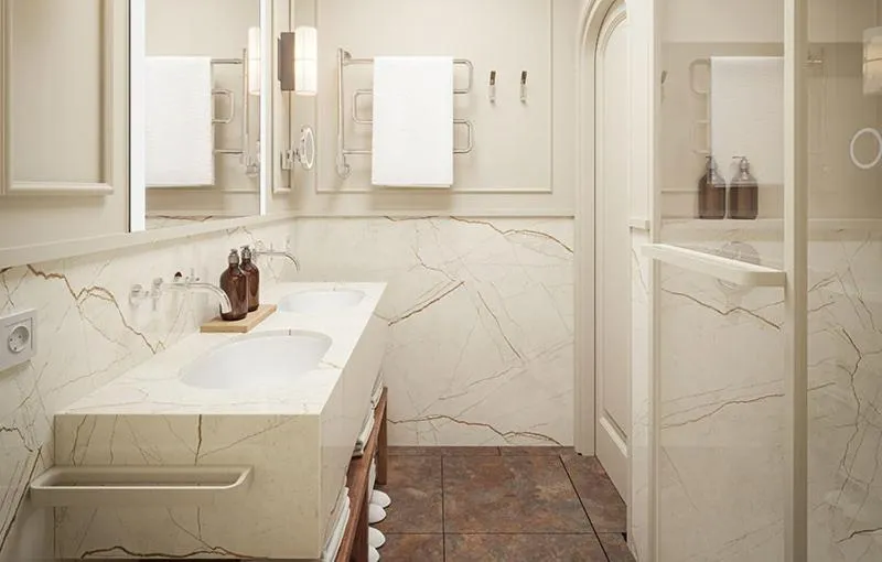 Shower in Van Oys Maastricht Retreat, a Leading Hotel of the World