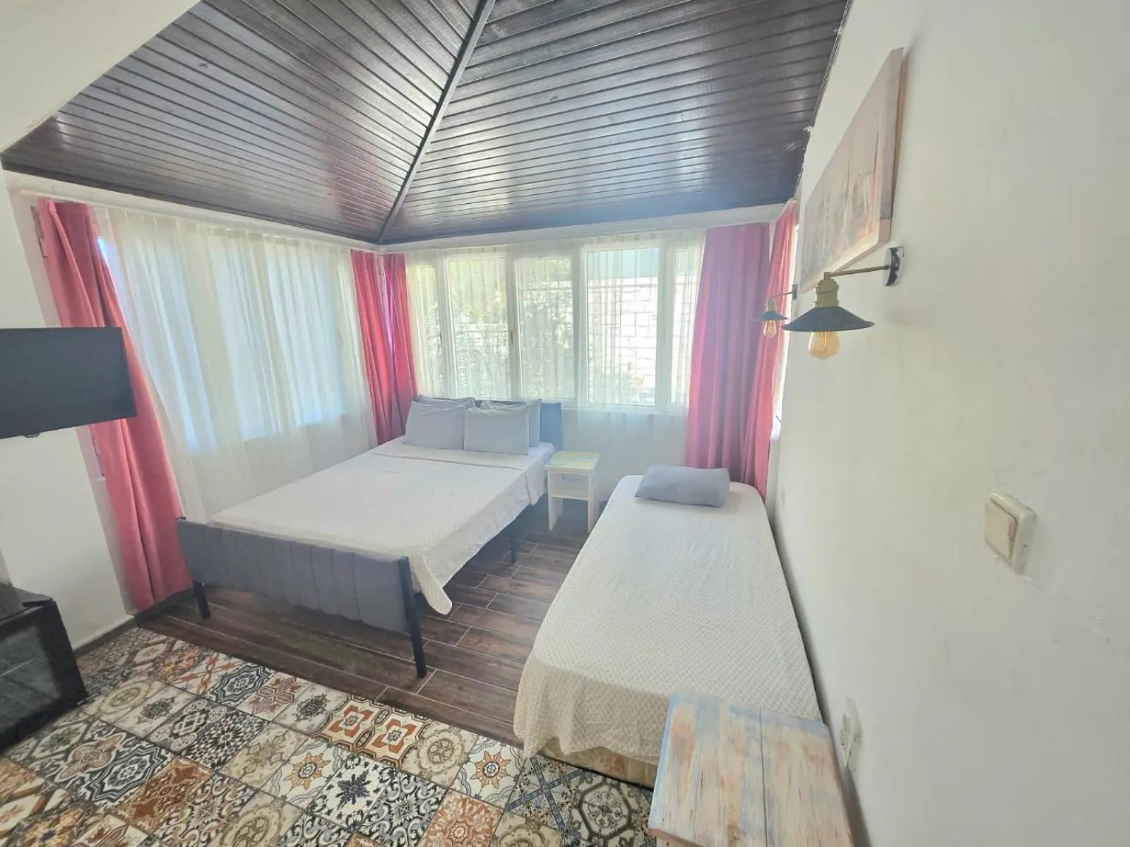Bed in Kekik Alaçatı Otel