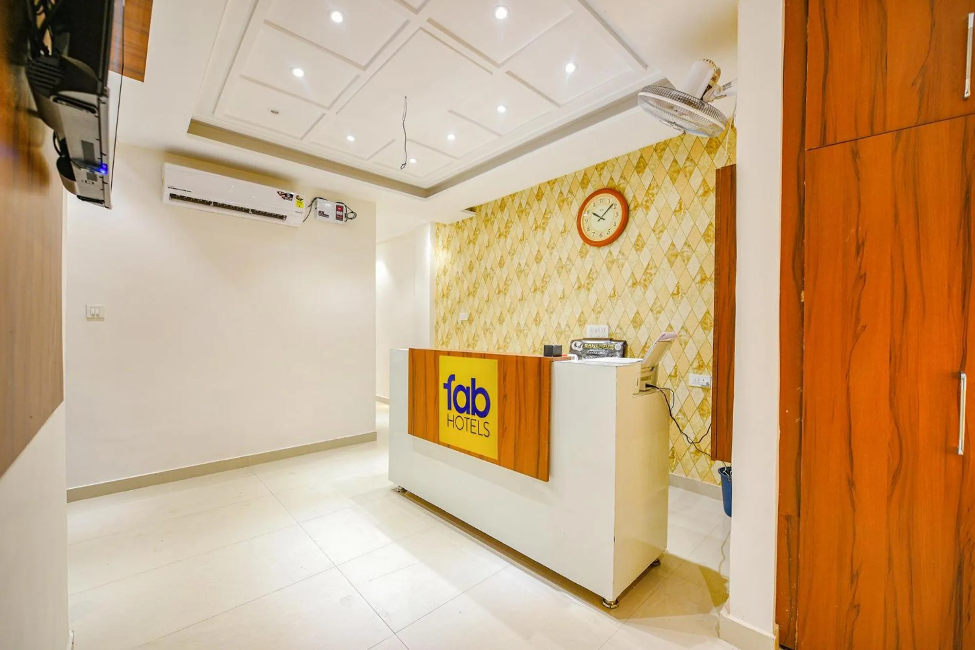 Lobby or reception in FabHotel Solace Inn