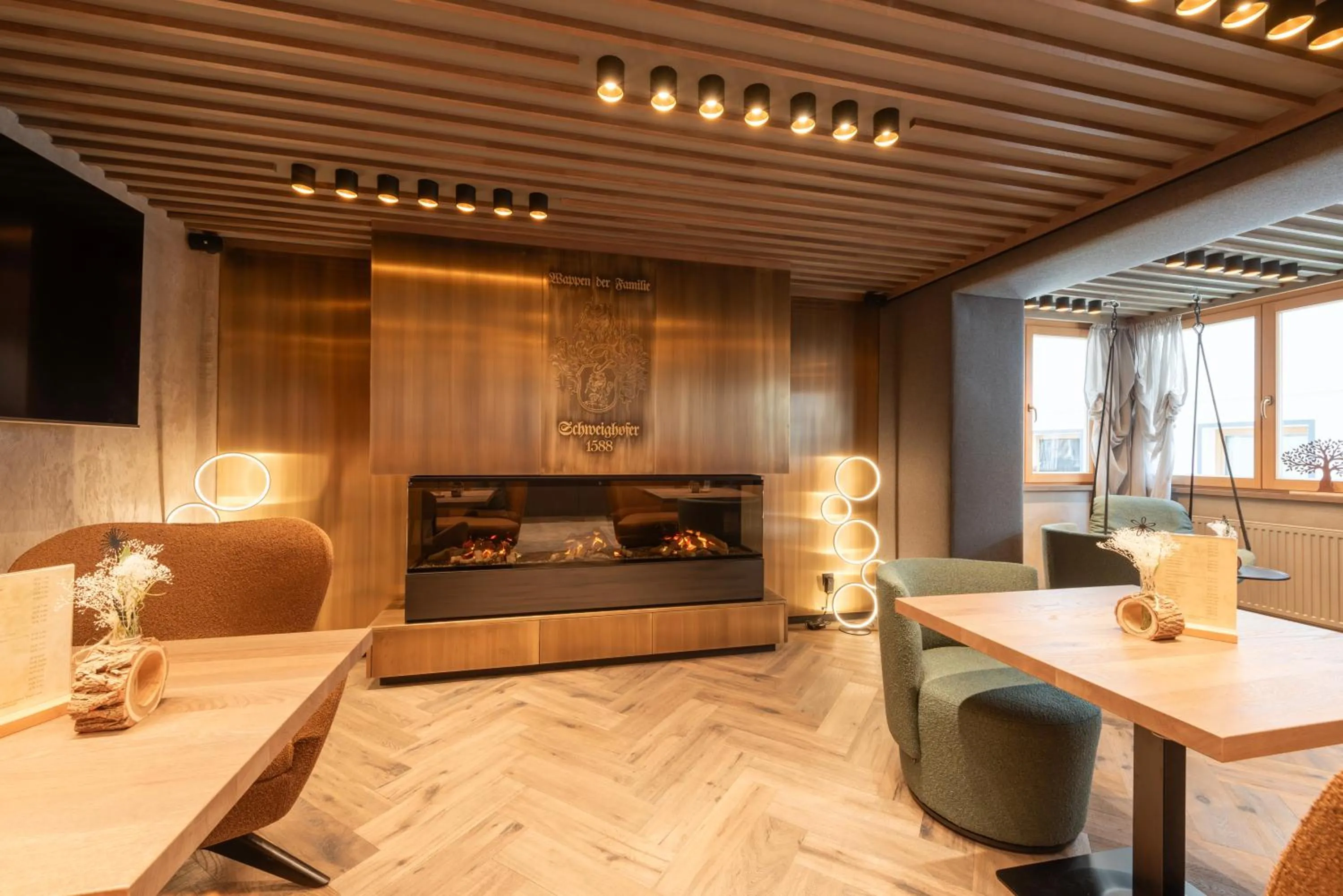 Lobby or reception in Hotel Enzian Paznaun